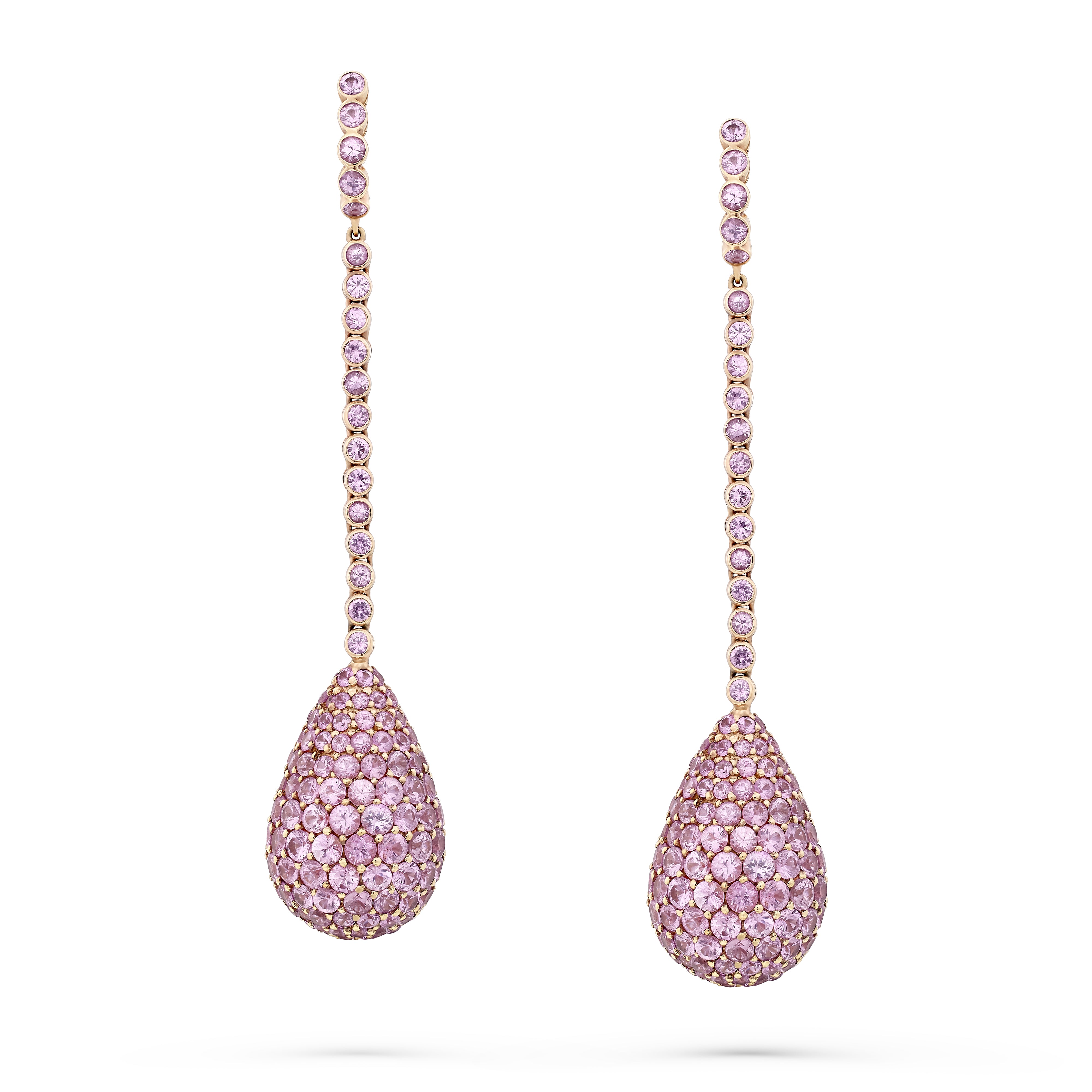 Earrings Angelique Pink Sapphire