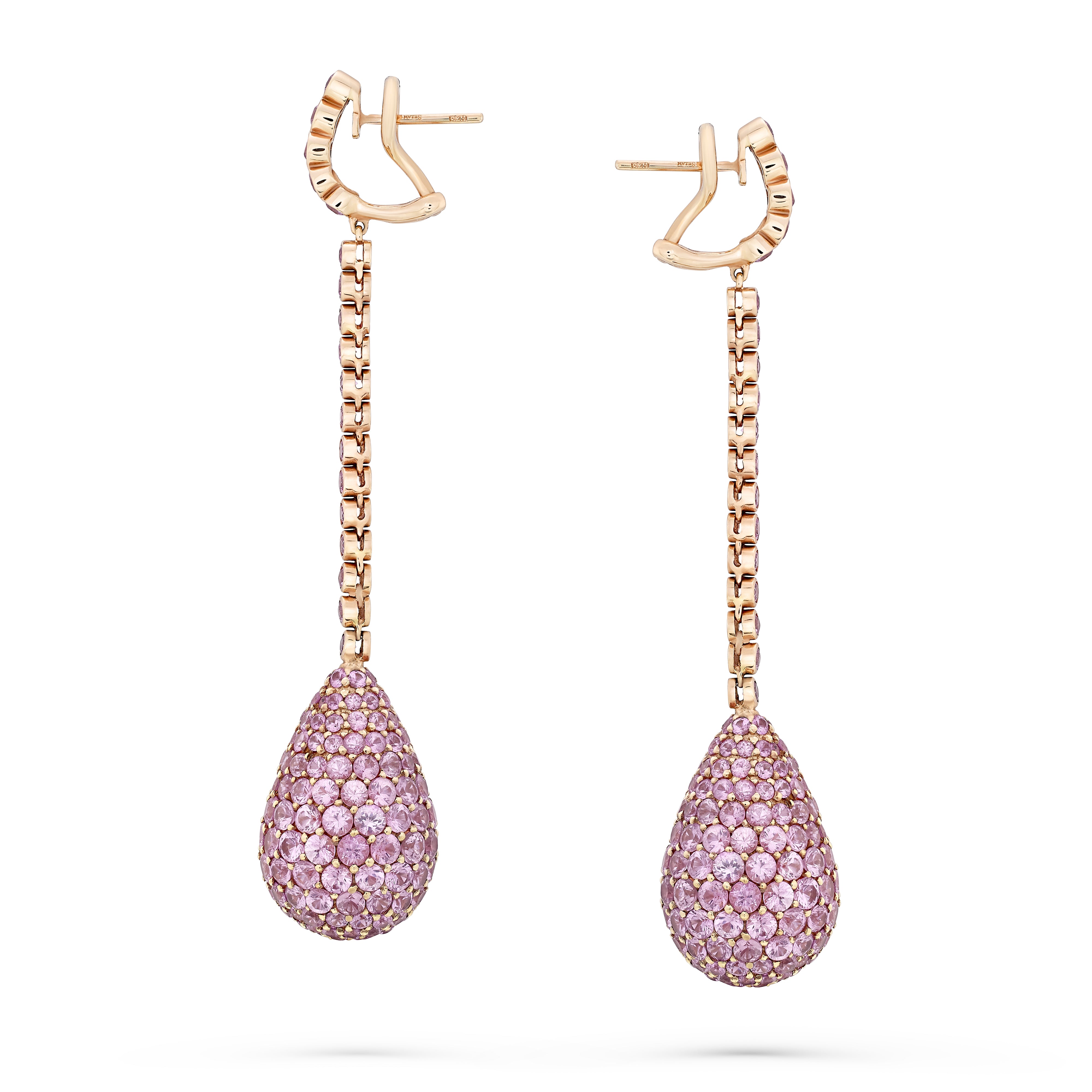 Earrings Angelique Pink Sapphire