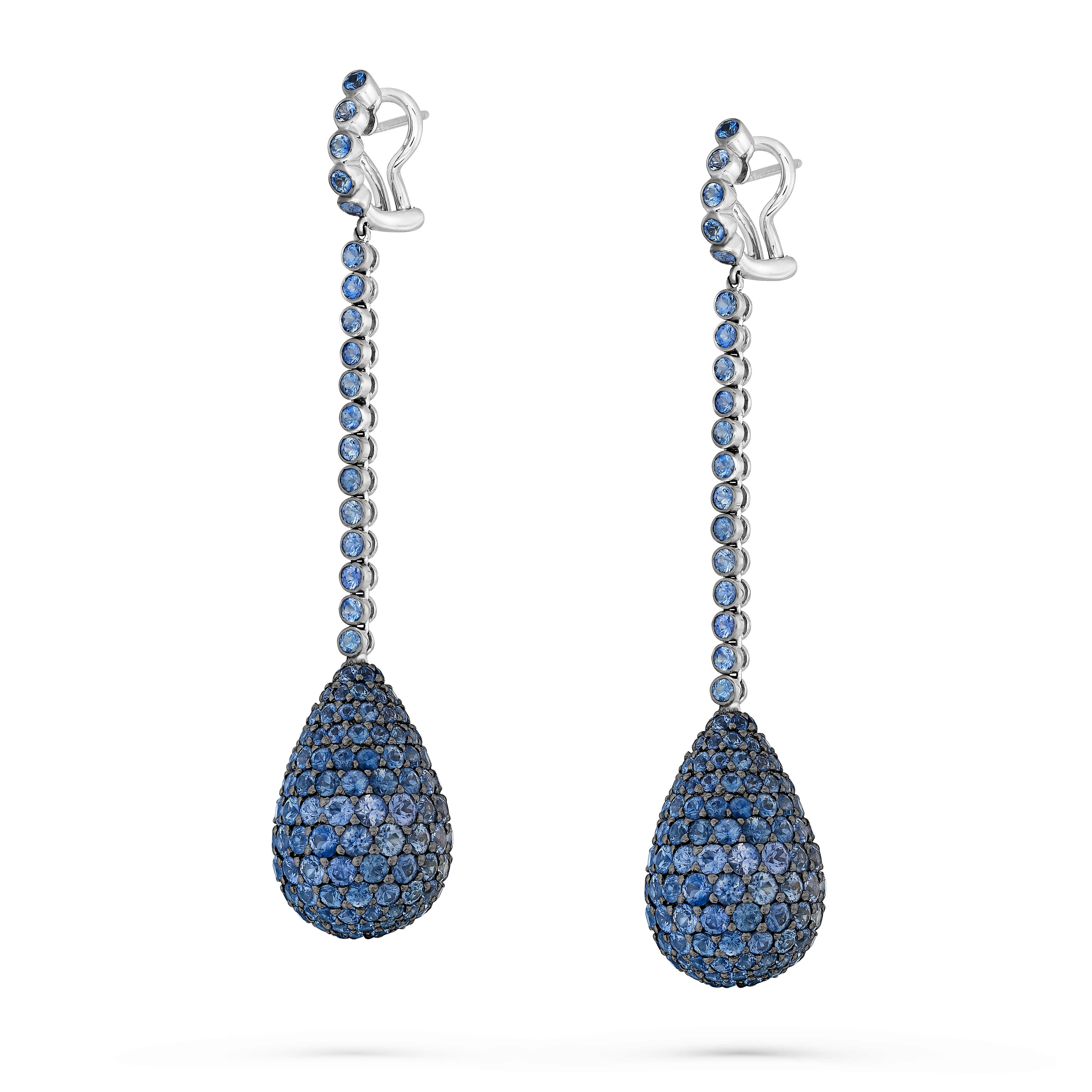 Earrings Angelique Blue Sapphire