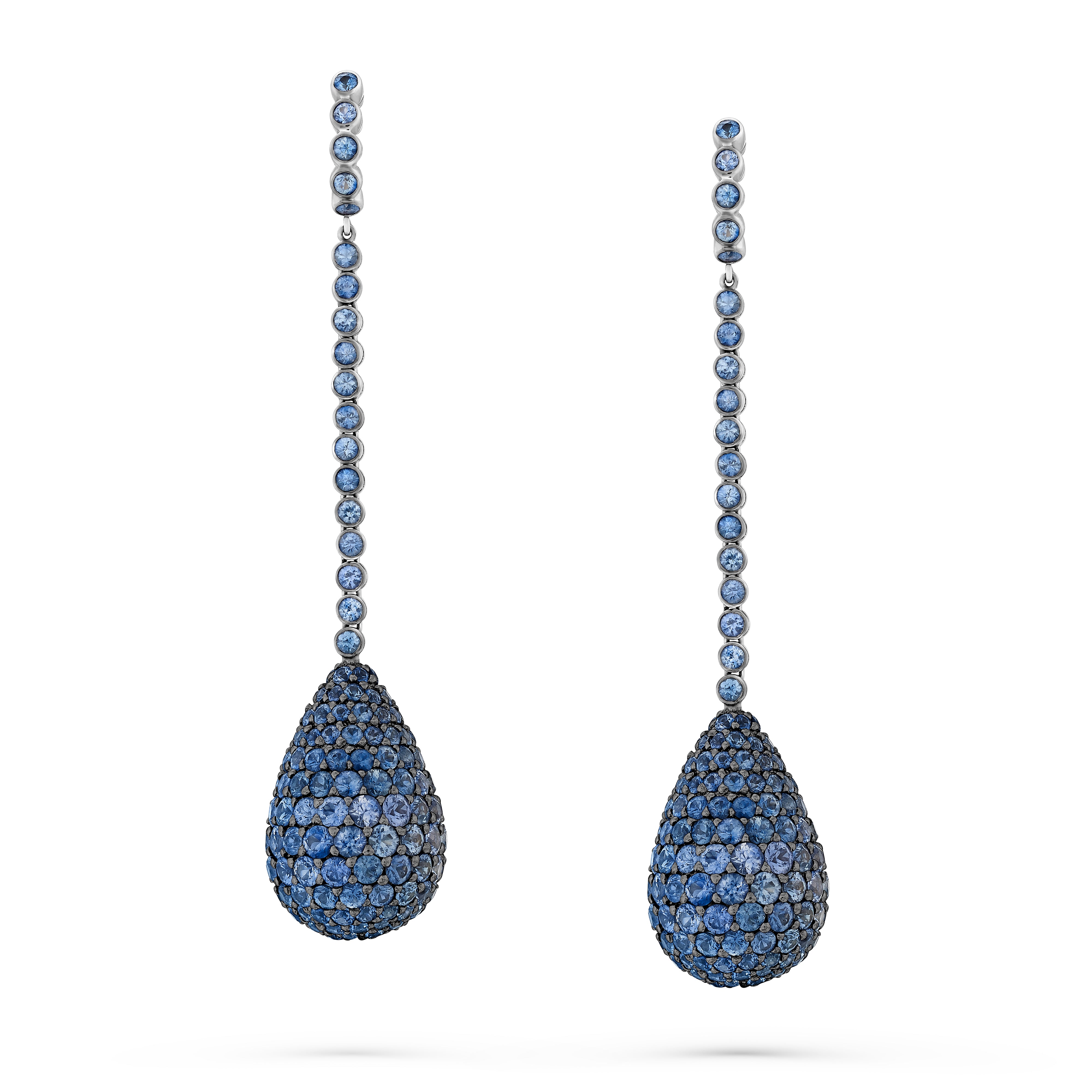 Earrings Angelique Blue Sapphire