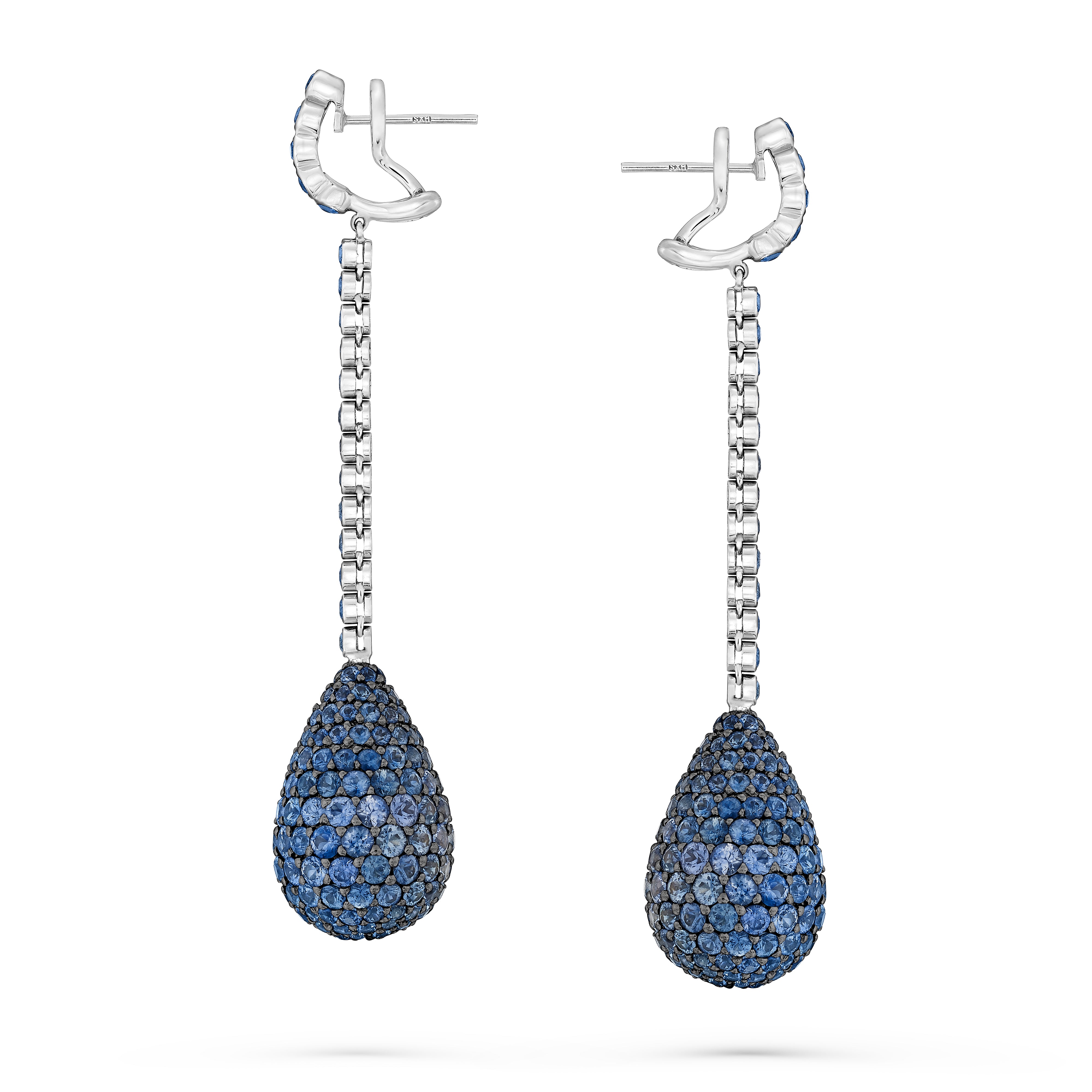 Earrings Angelique Blue Sapphire