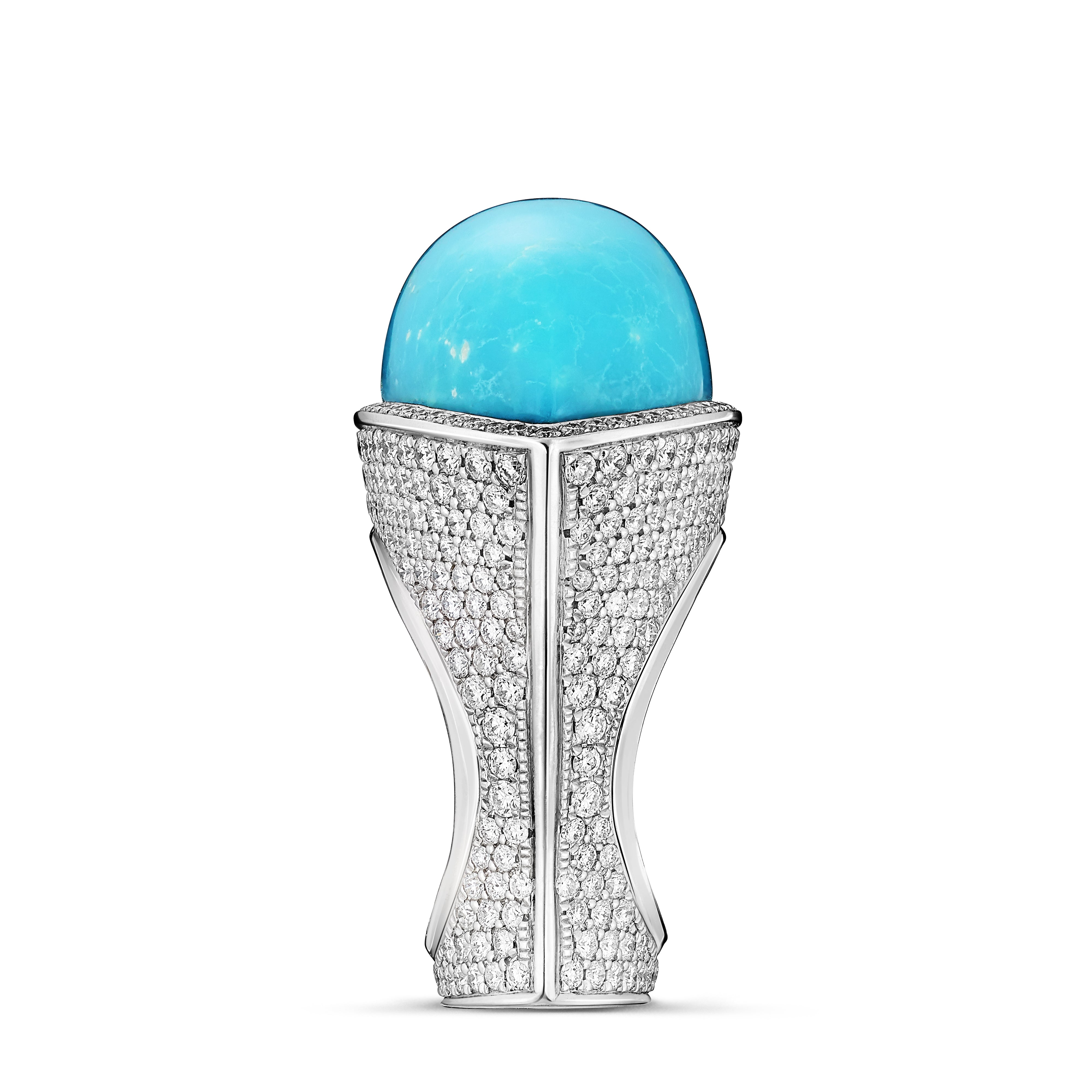 Ring Navette Blue Turquoise #51