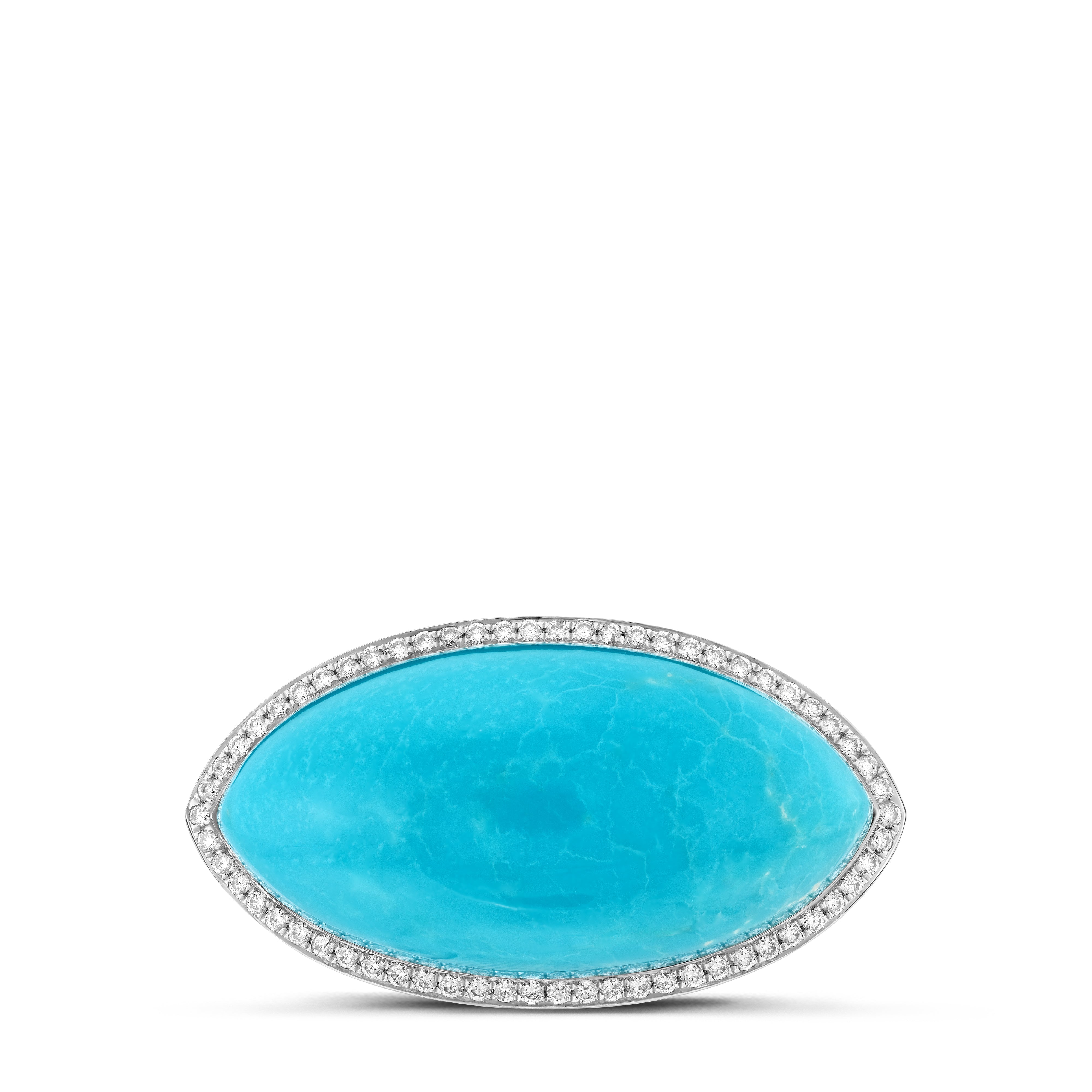 Ring Navette Blue Turquoise #51