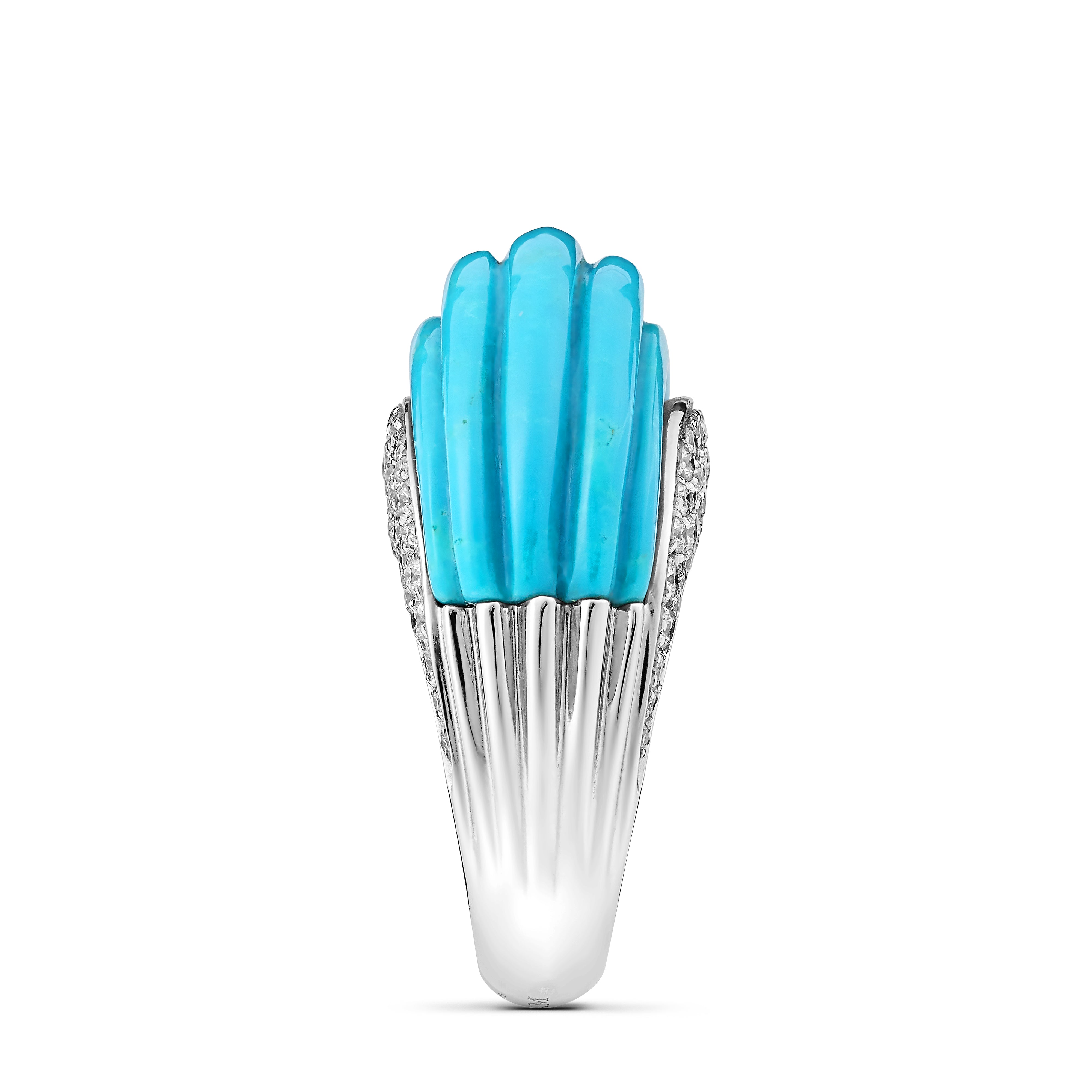 Ring Rigato Blue Turquoise #53