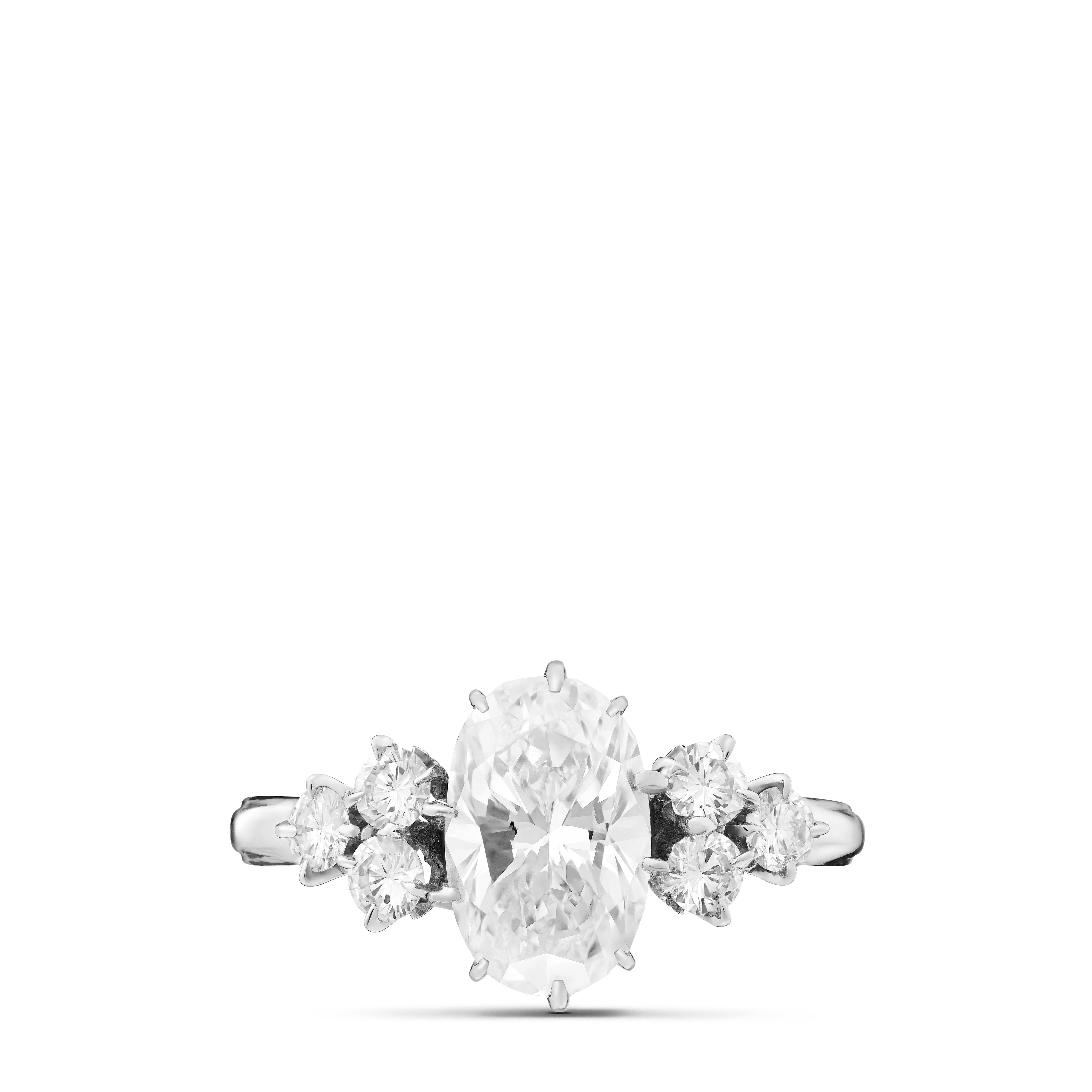 Ring Solitaire Oval #54
