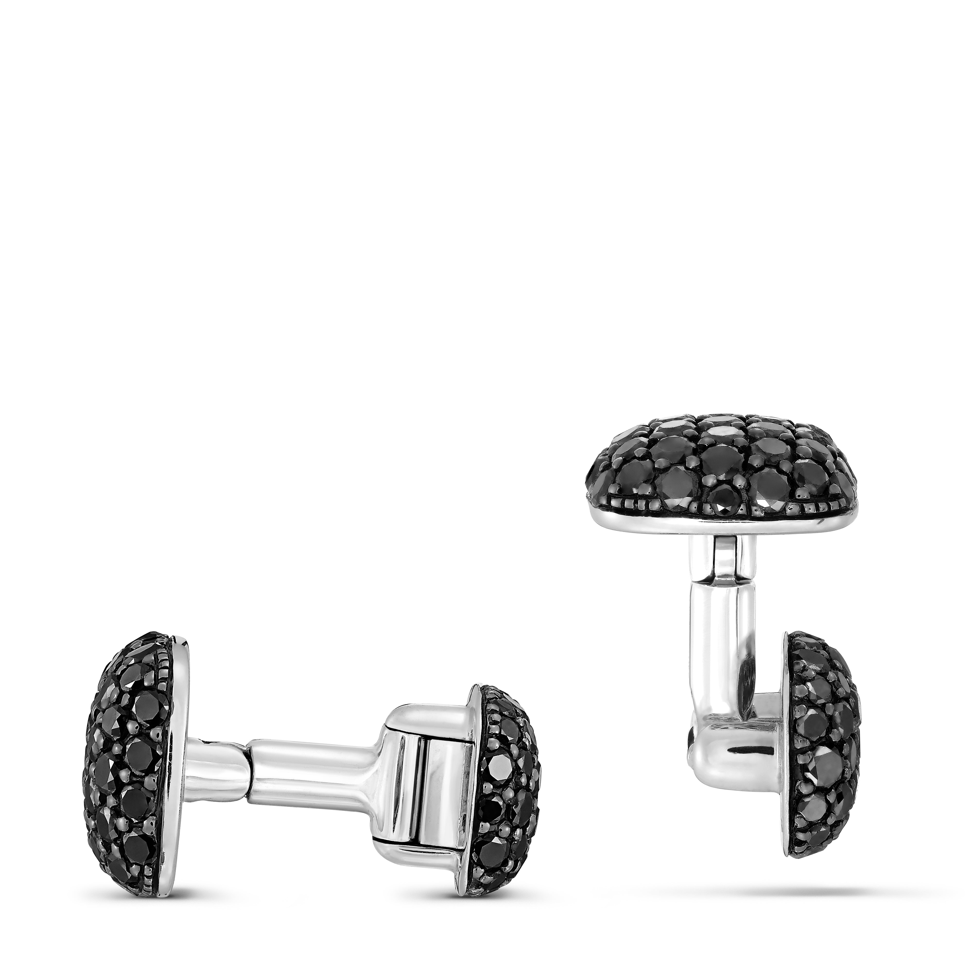 Cufflinks Pavé Black Diamond