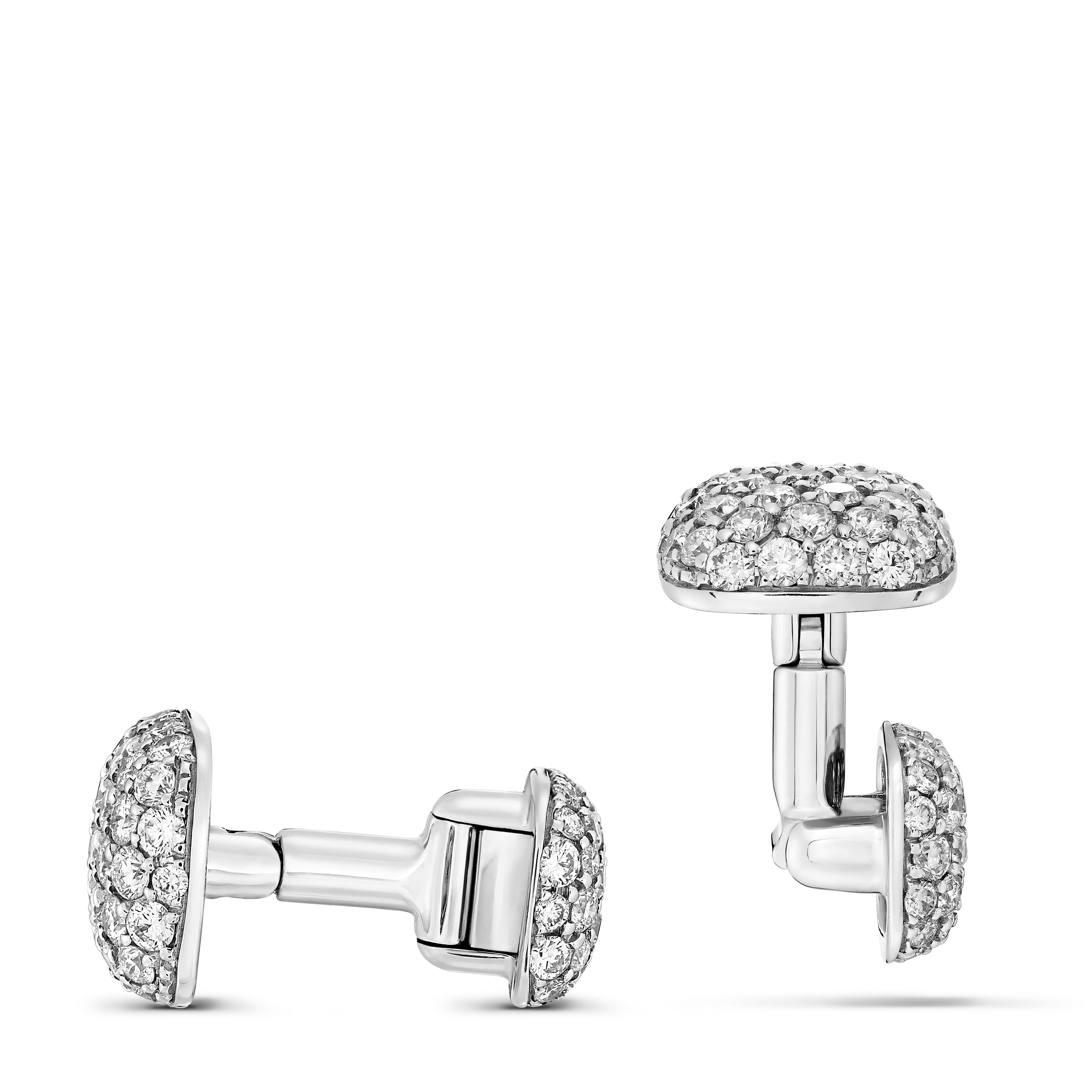 Cufflinks Pavé Diamond