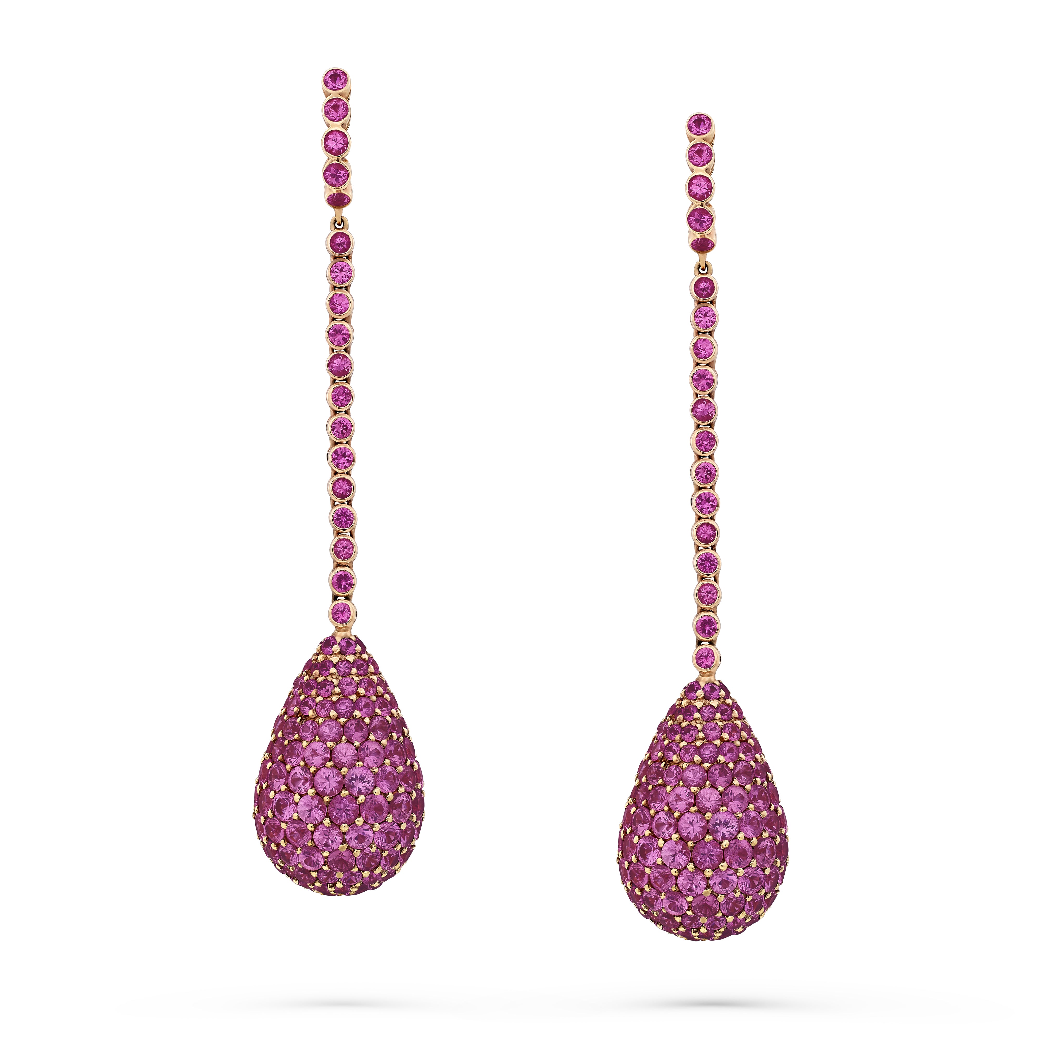 Earrings Angelique Pink Sapphire