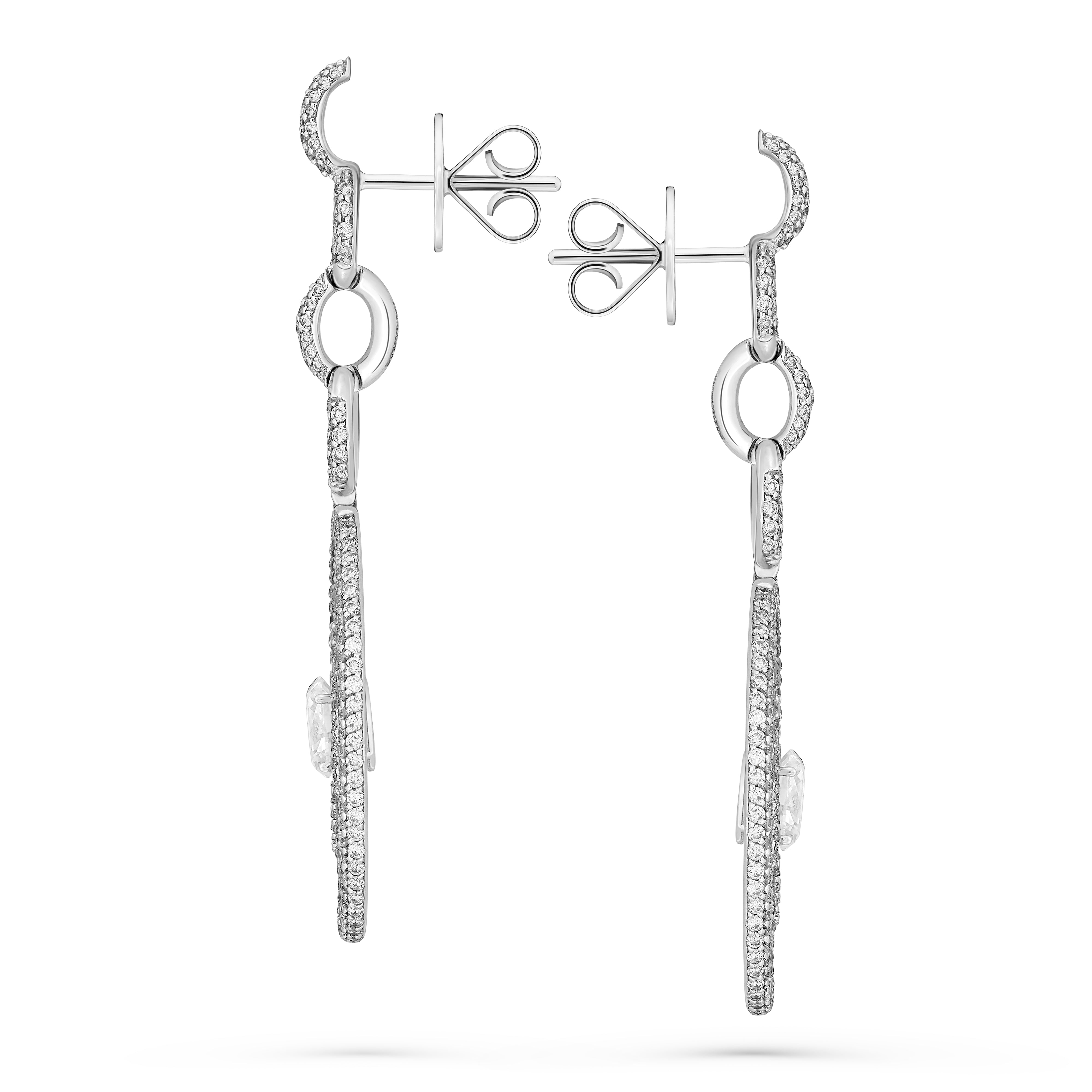 Earrings Oval Circles