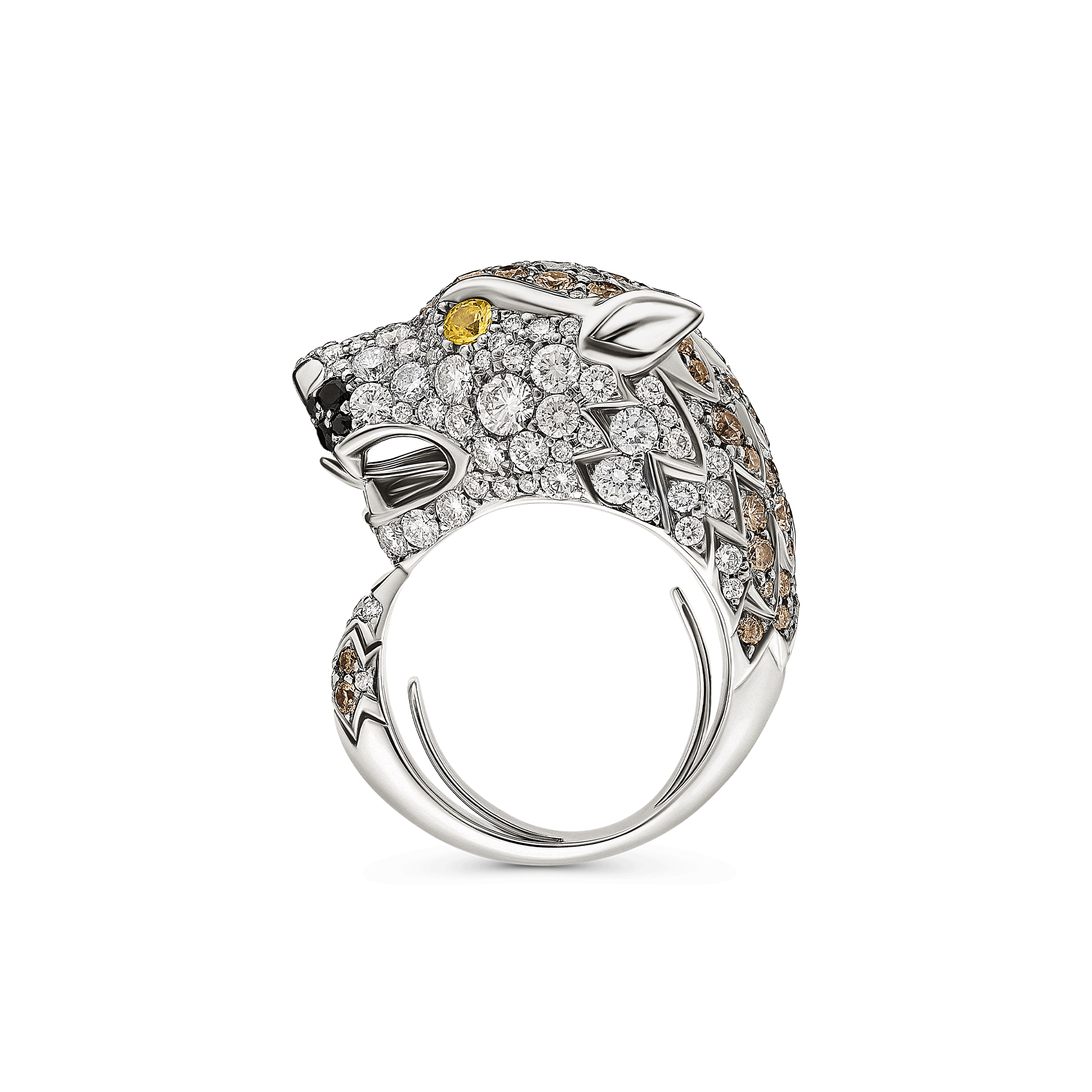 Ring White Lynx Diamond #52