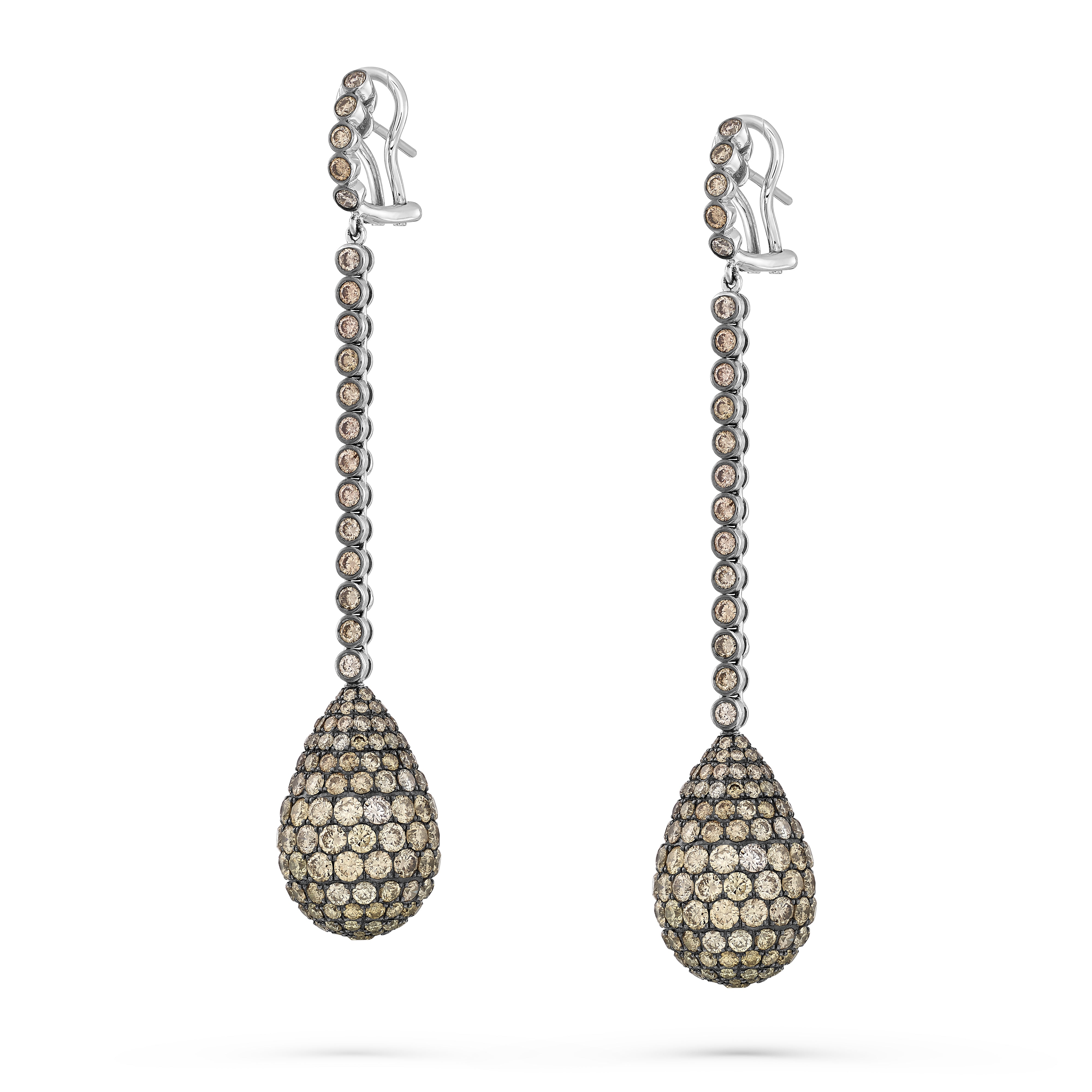 Earrings Angelique Brown Diamond