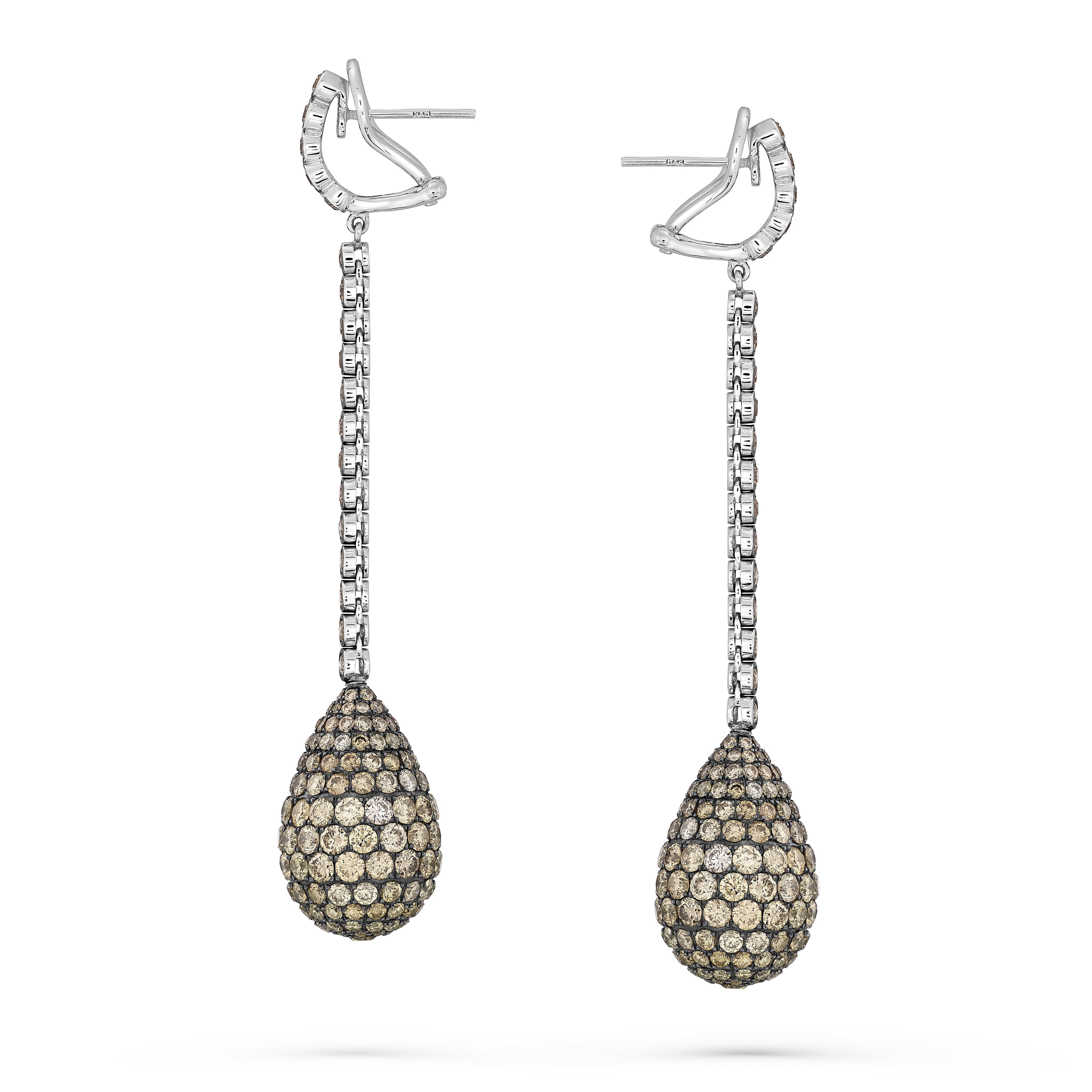 Earrings Angelique Brown Diamond