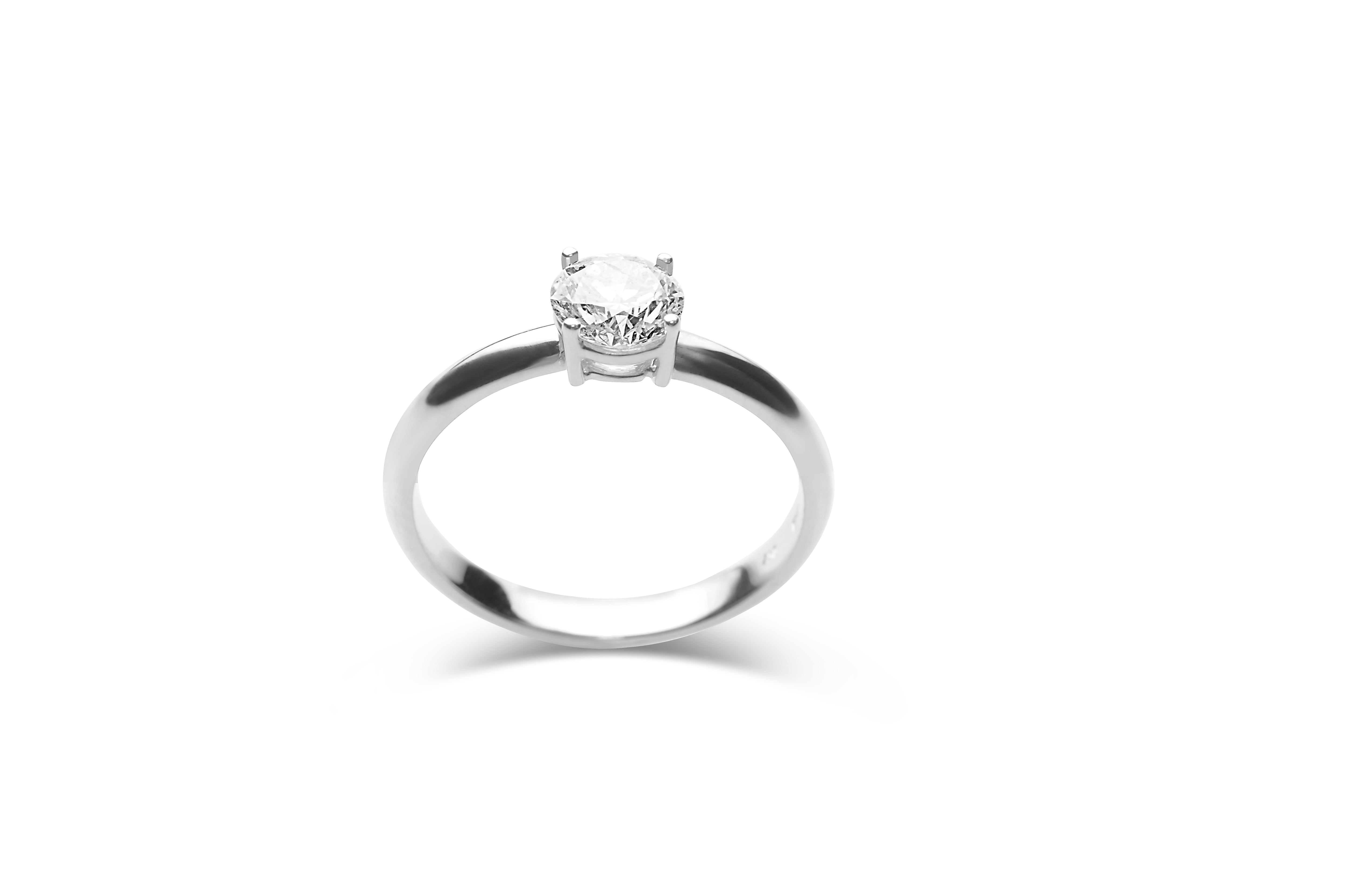 Ring Solitaire 0,70ct Diamond #54