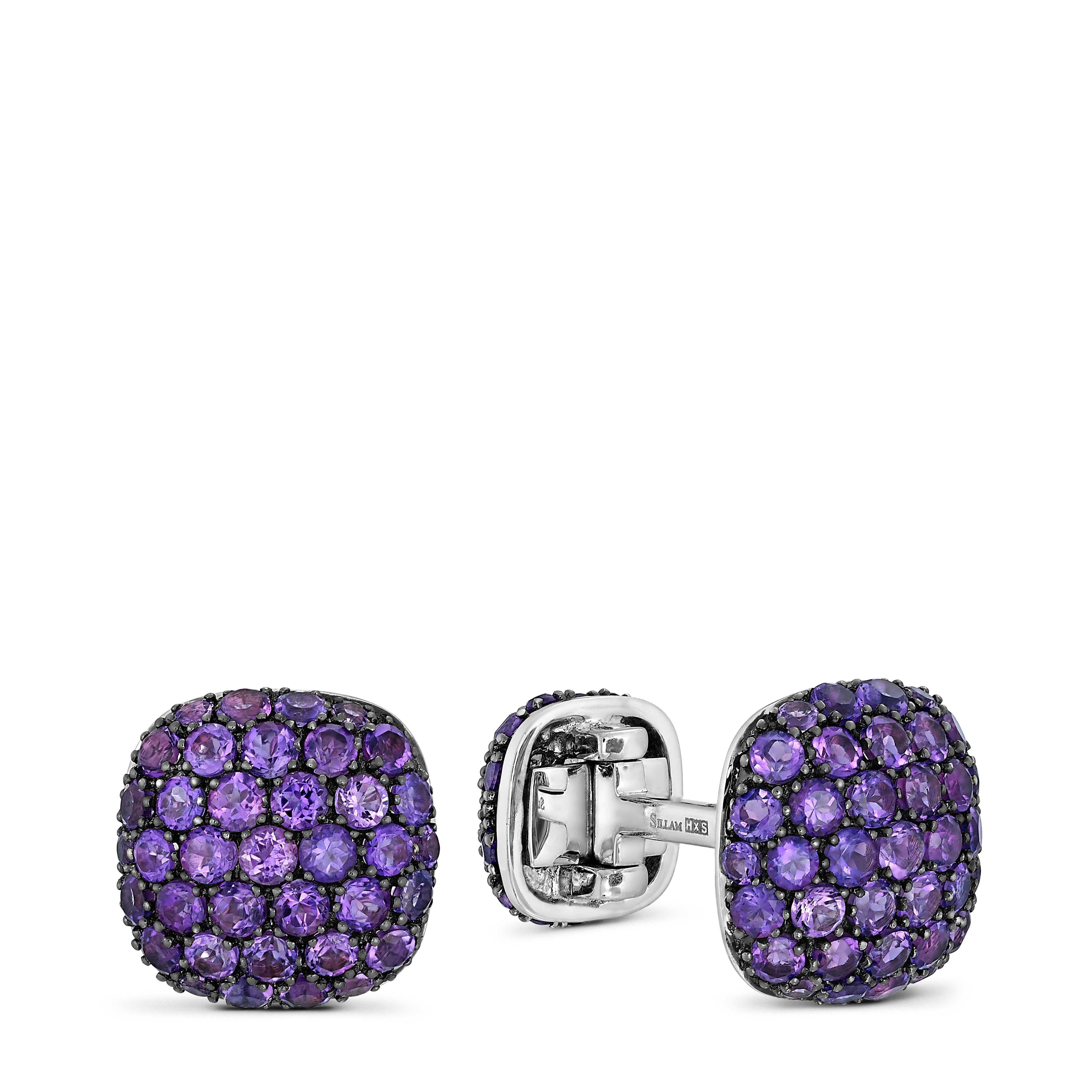 Cufflinks Pavé Amethyst