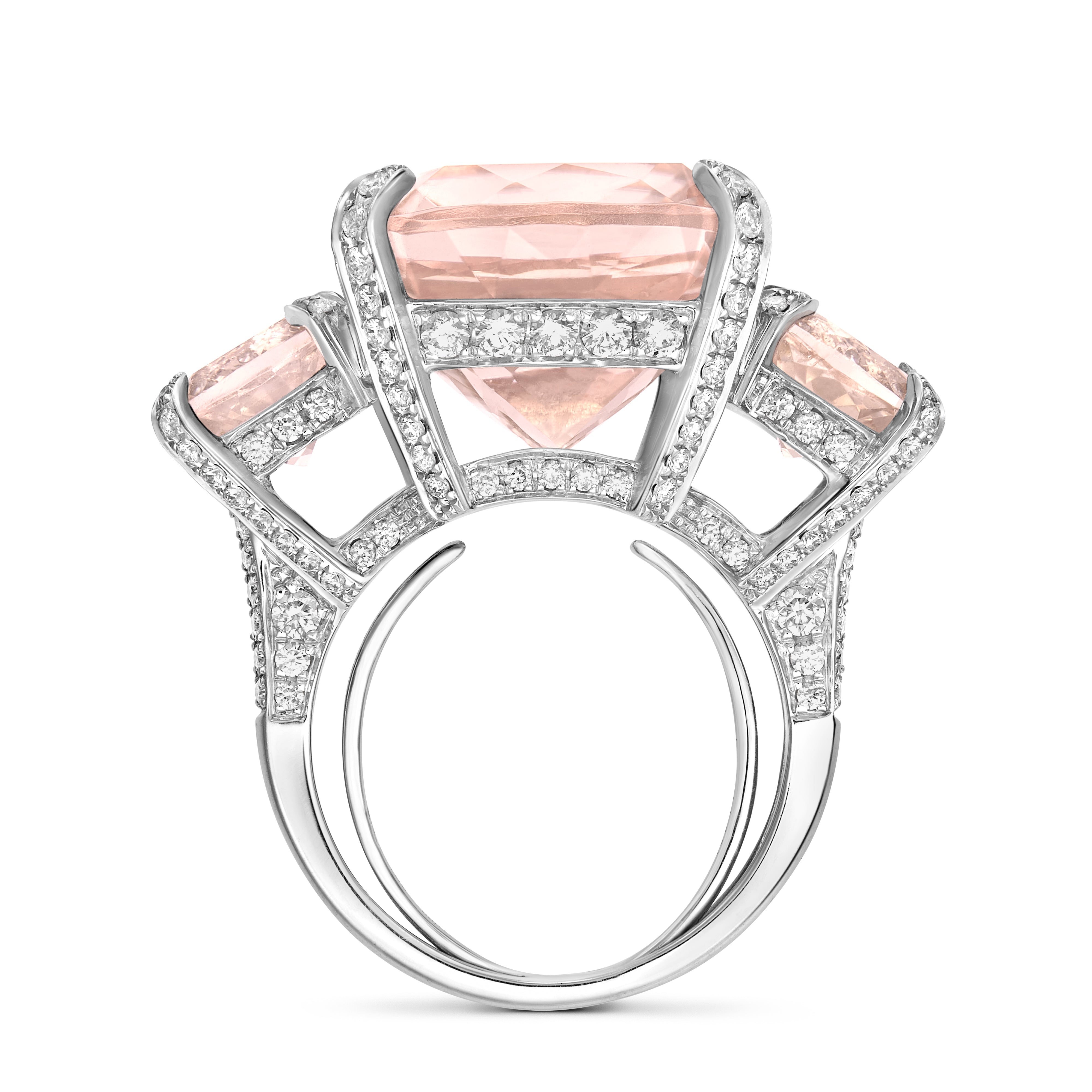 Ring Pink Lady Morganite #52