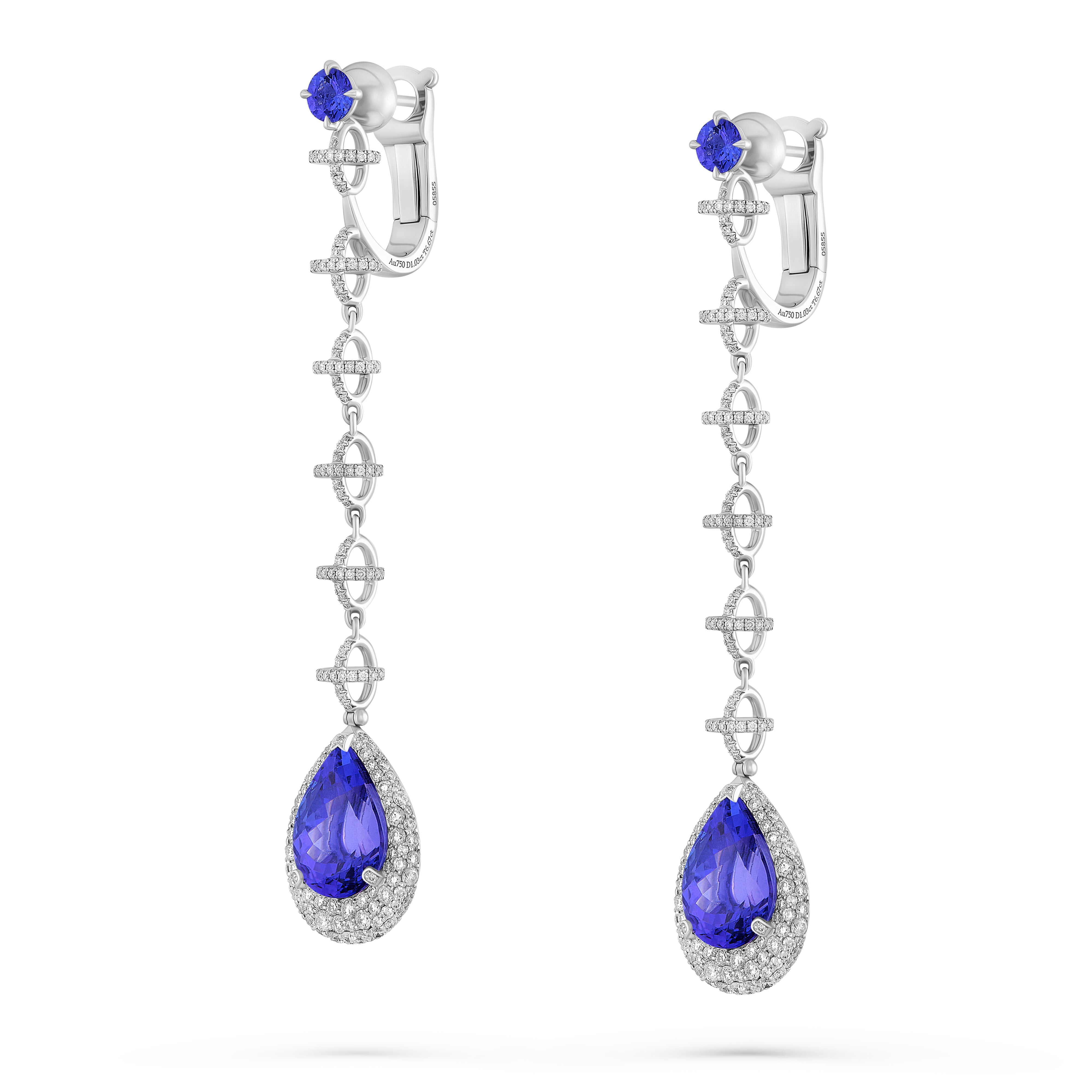 Earrings Moonlight Tanzanite