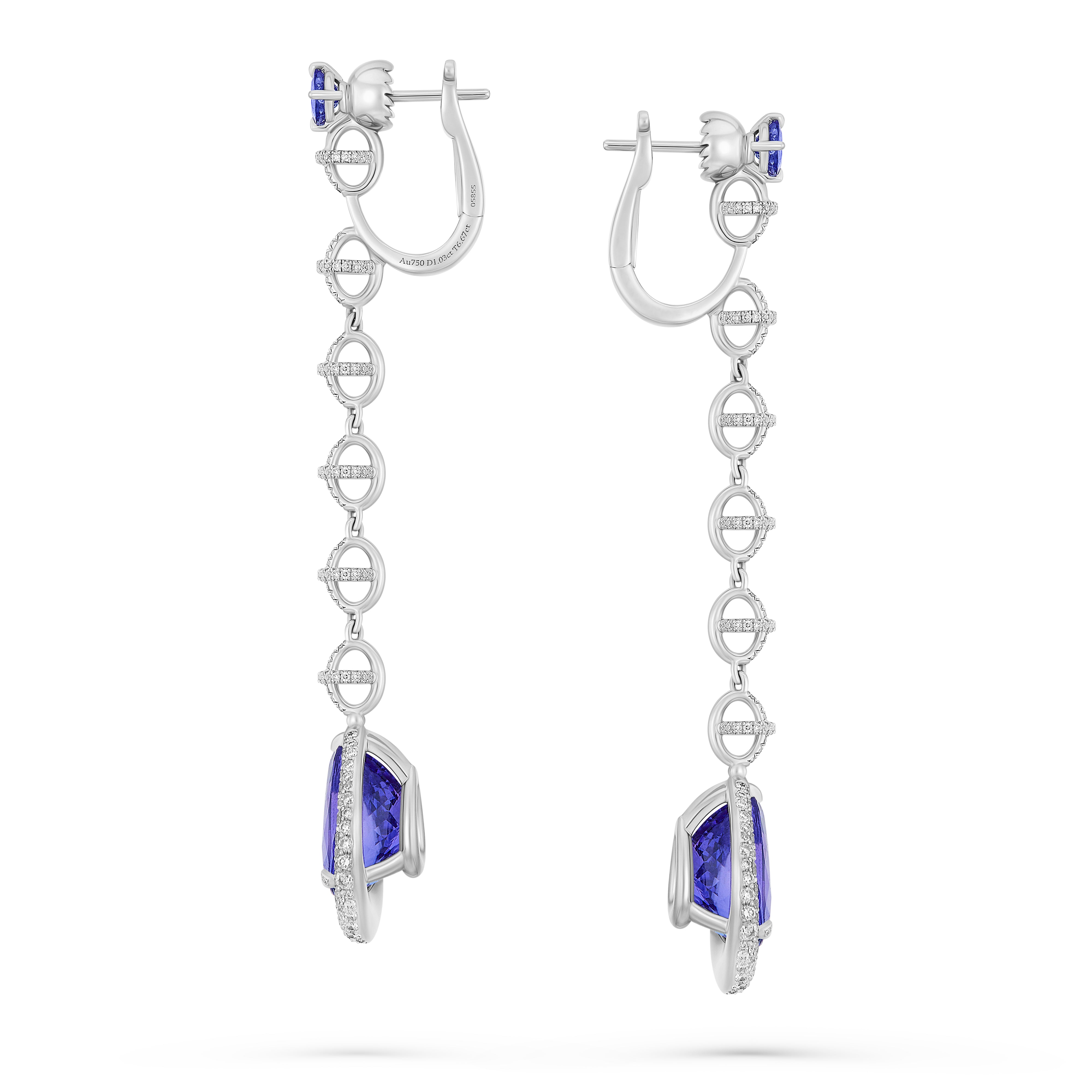 Earrings Moonlight Tanzanite