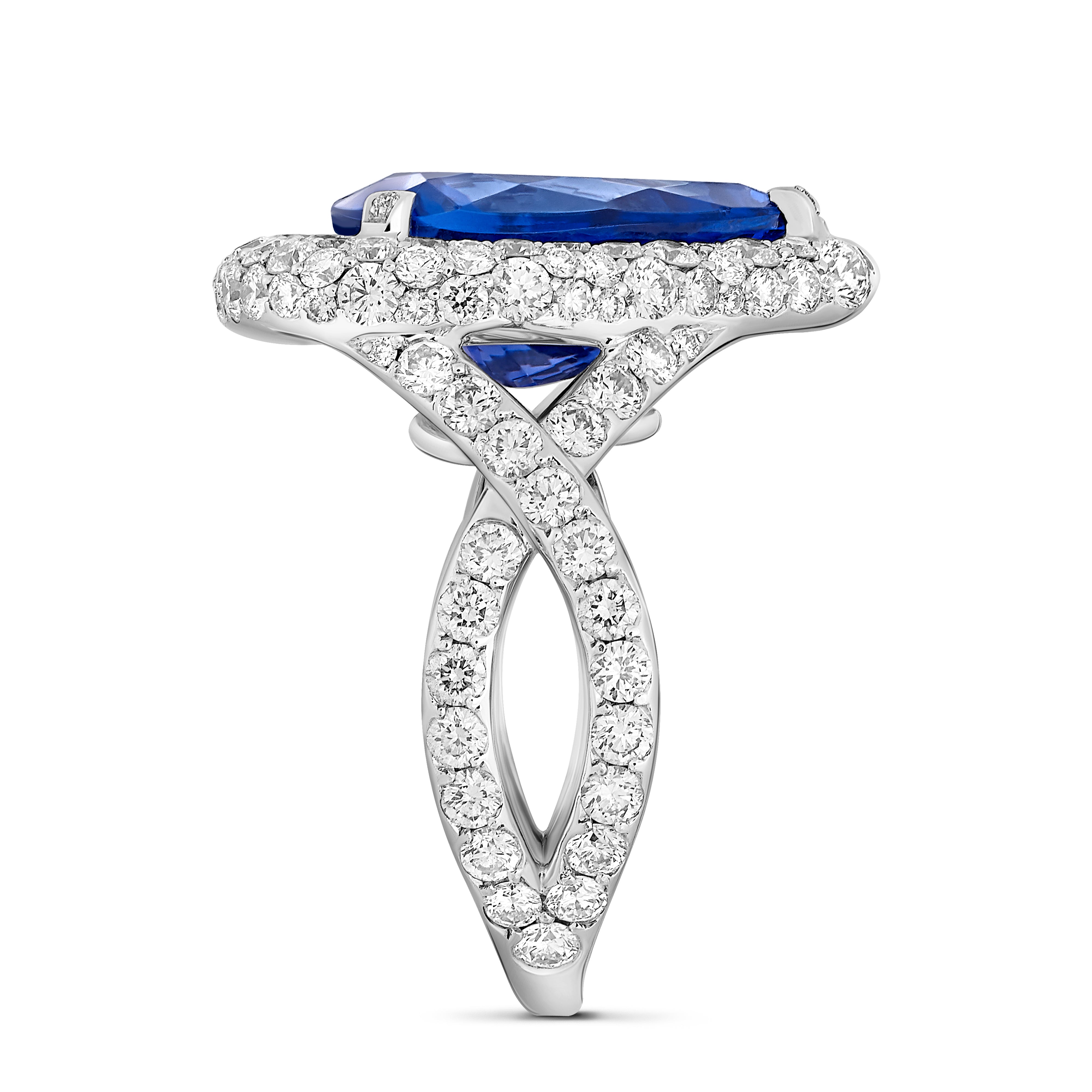 Ring Moonlight Pearshape Tanzanite #52