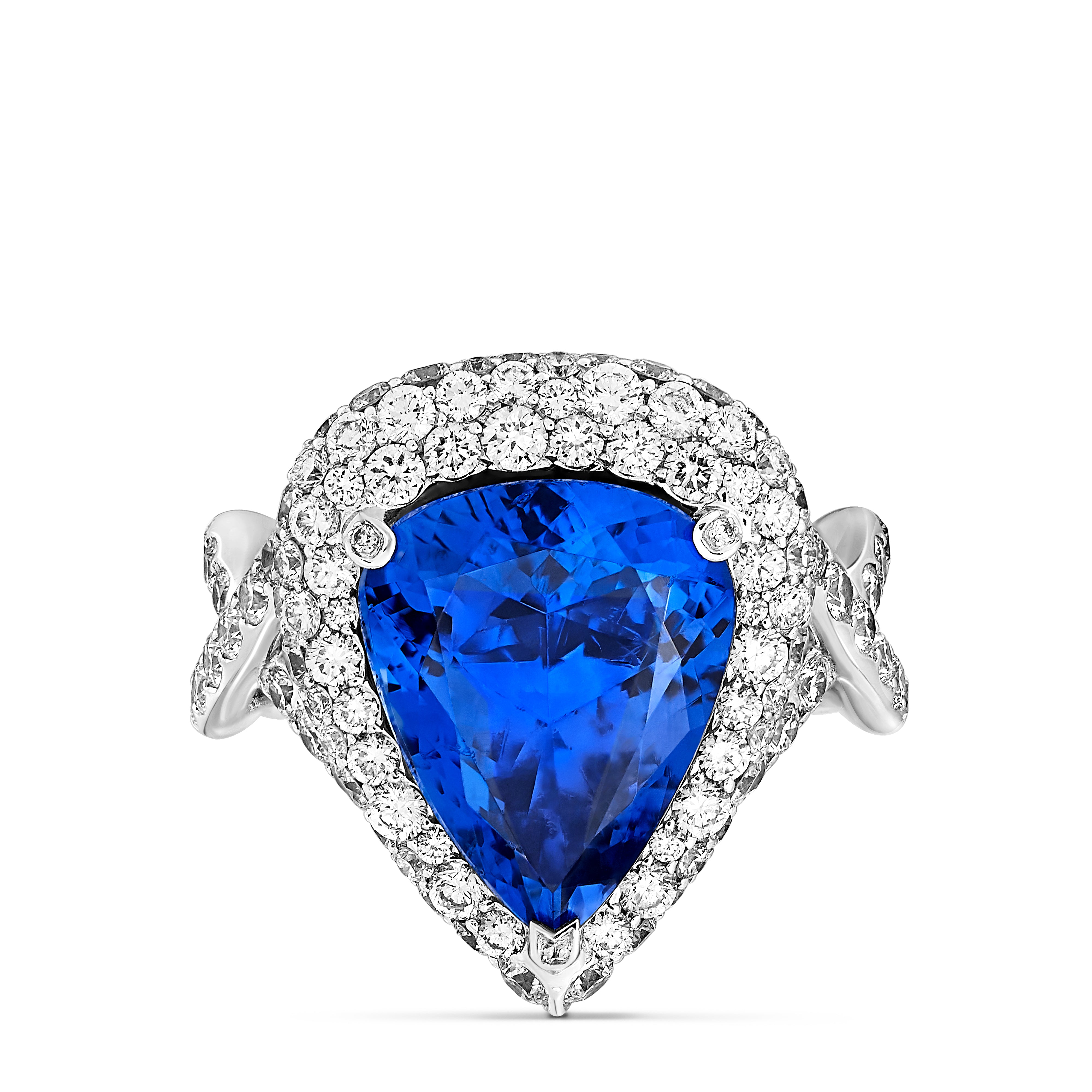Ring Moonlight Pearshape Tanzanite #52