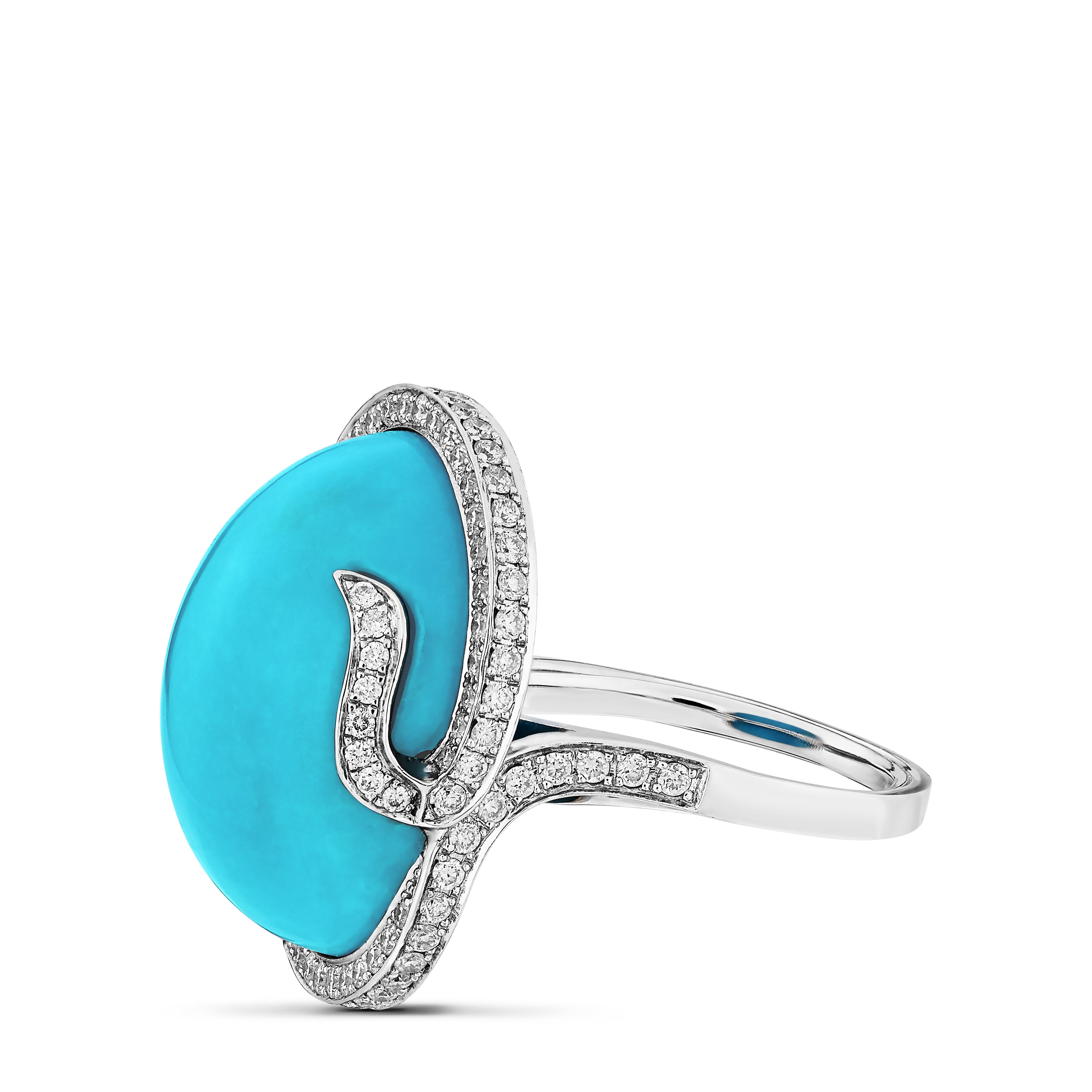 Ring Arabesque Blue Turquoise #55