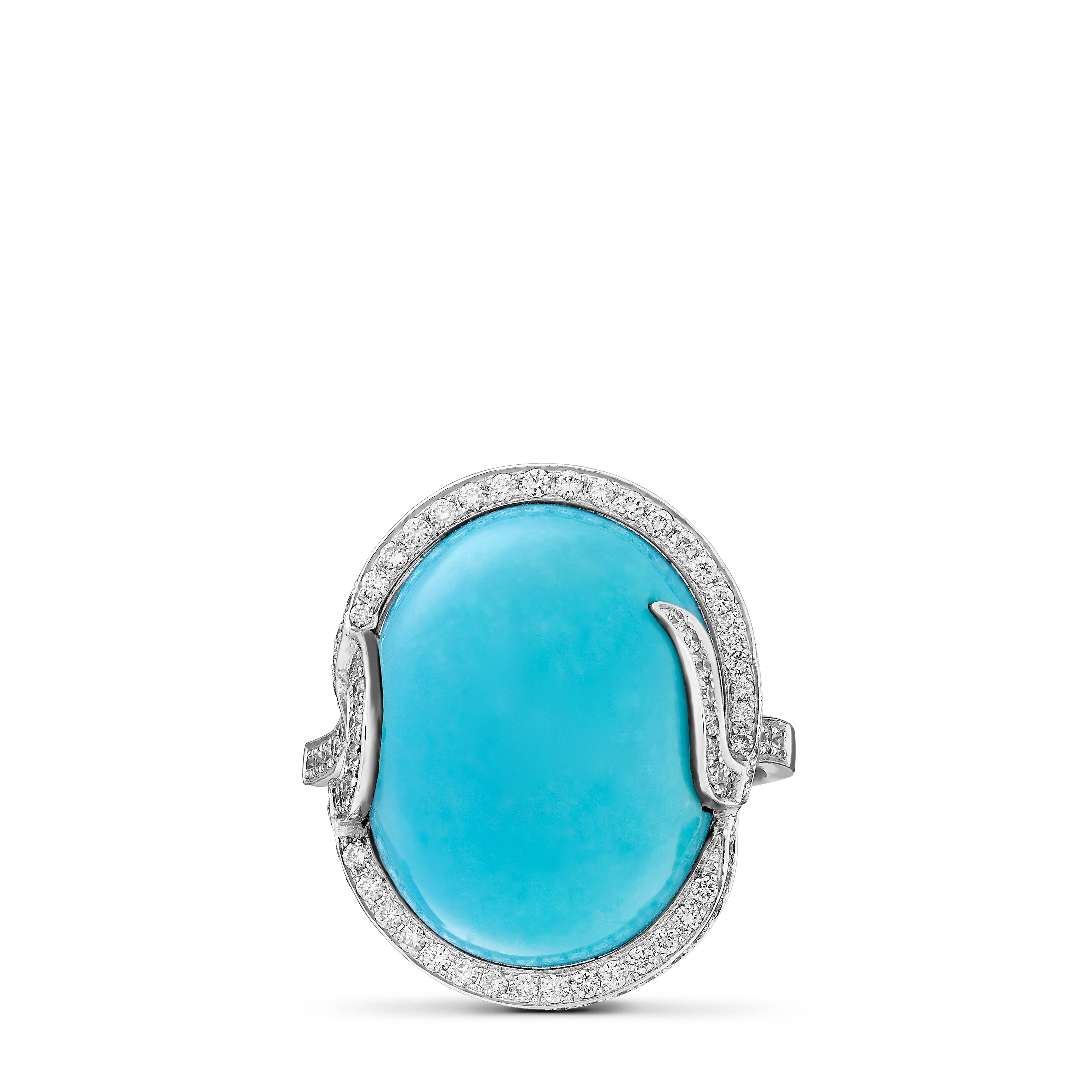 Ring Arabesque Blue Turquoise #55
