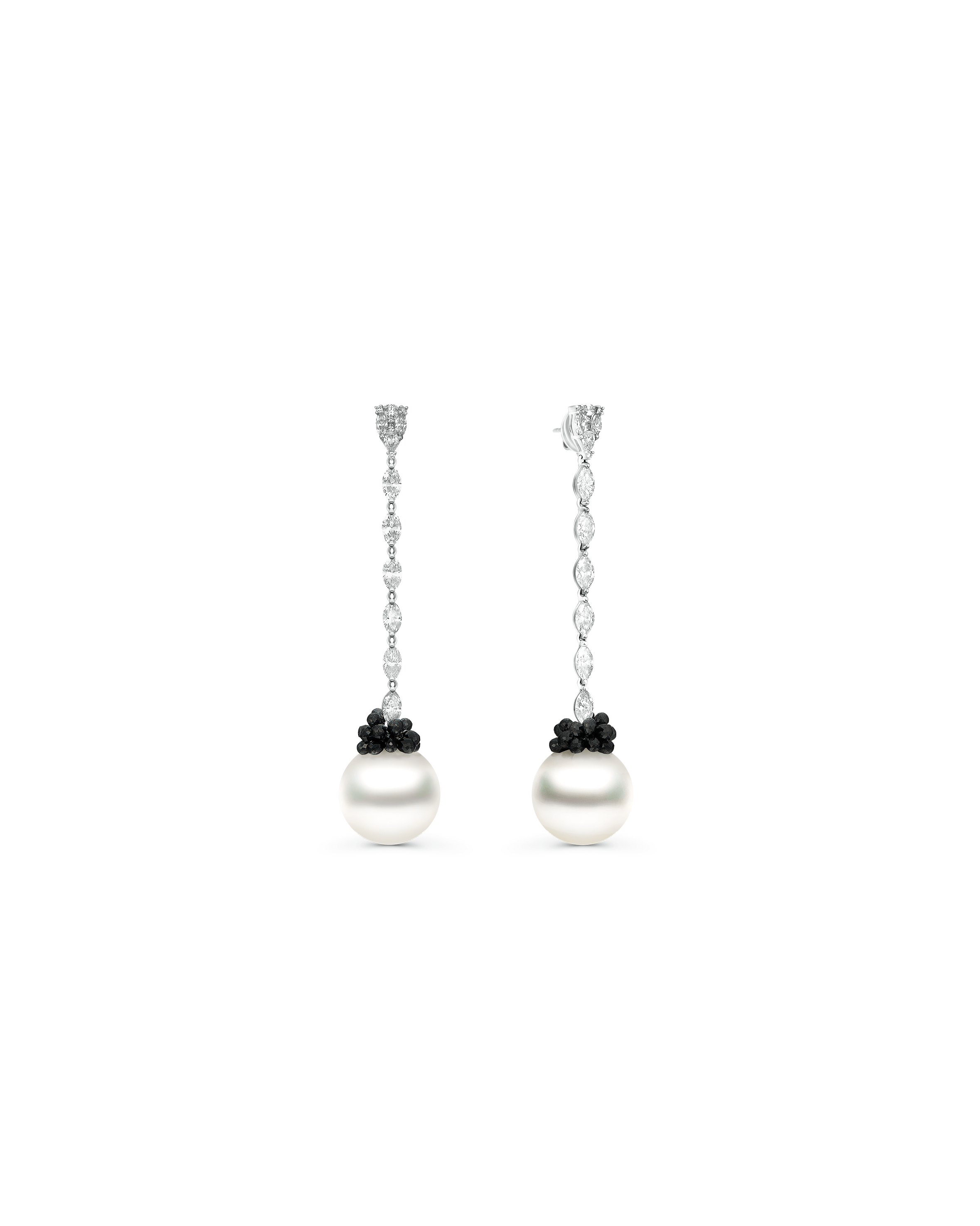 Earrings Iridescently South Sea Drops