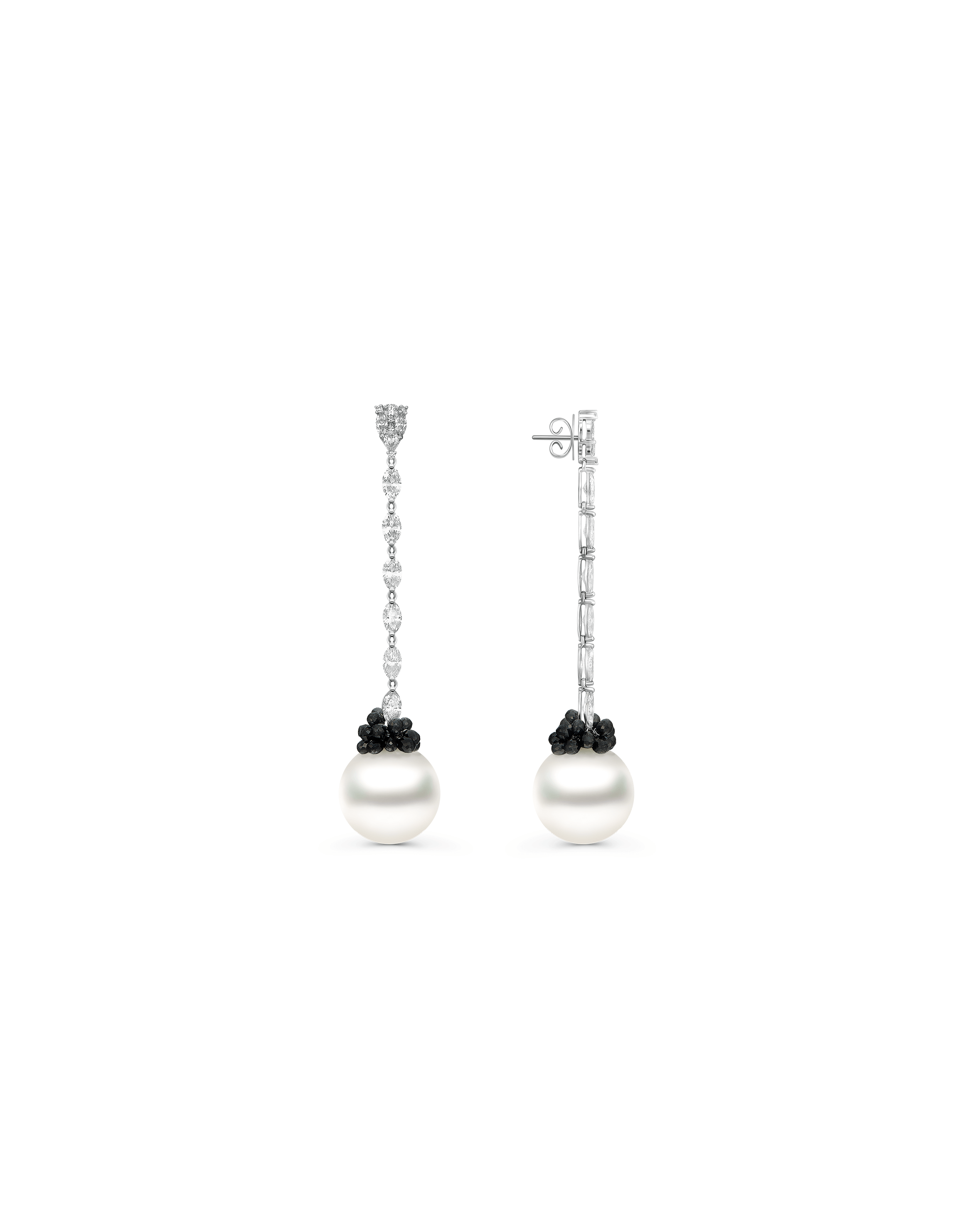 Earrings Iridescently South Sea Drops