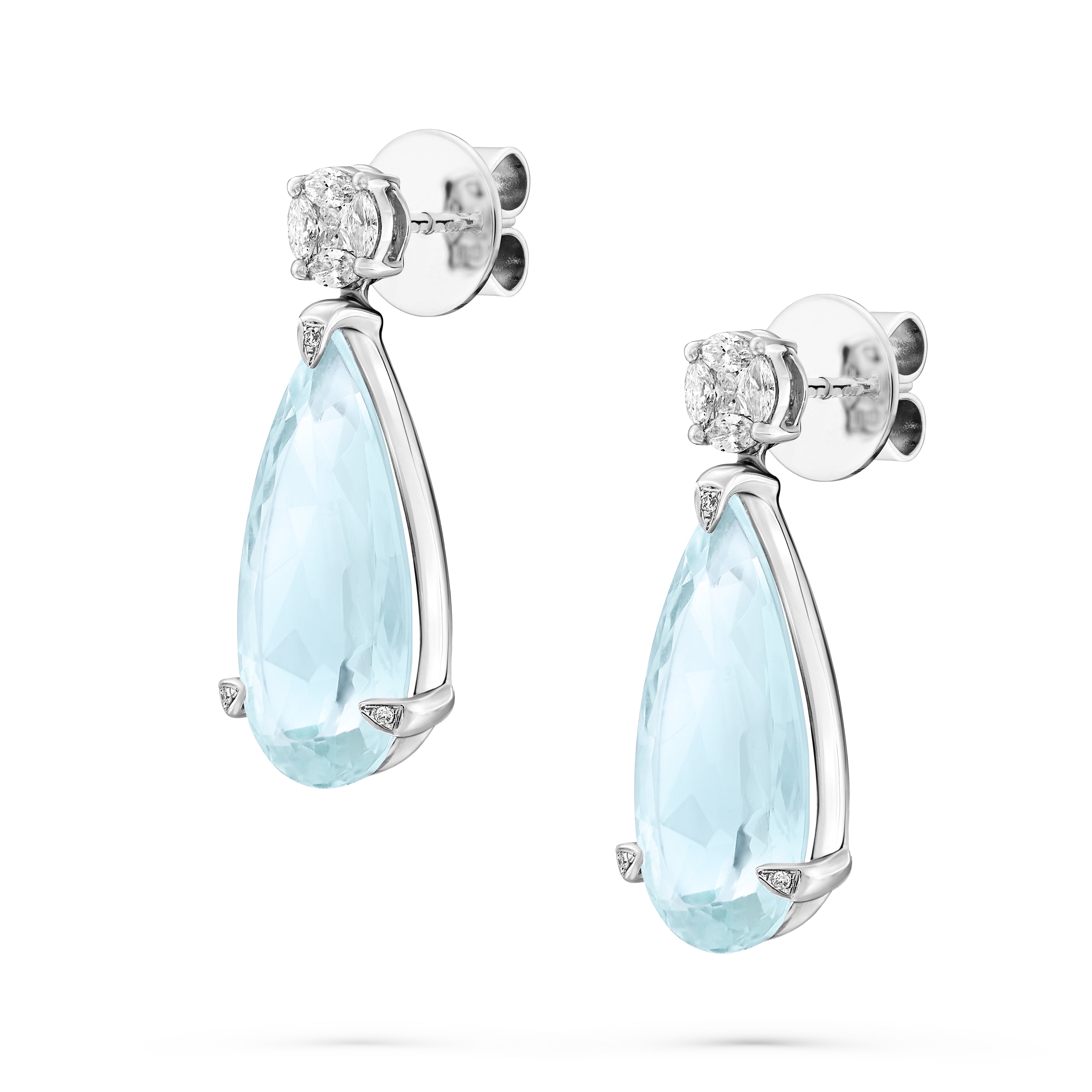 Earrings Faye Aquamarine