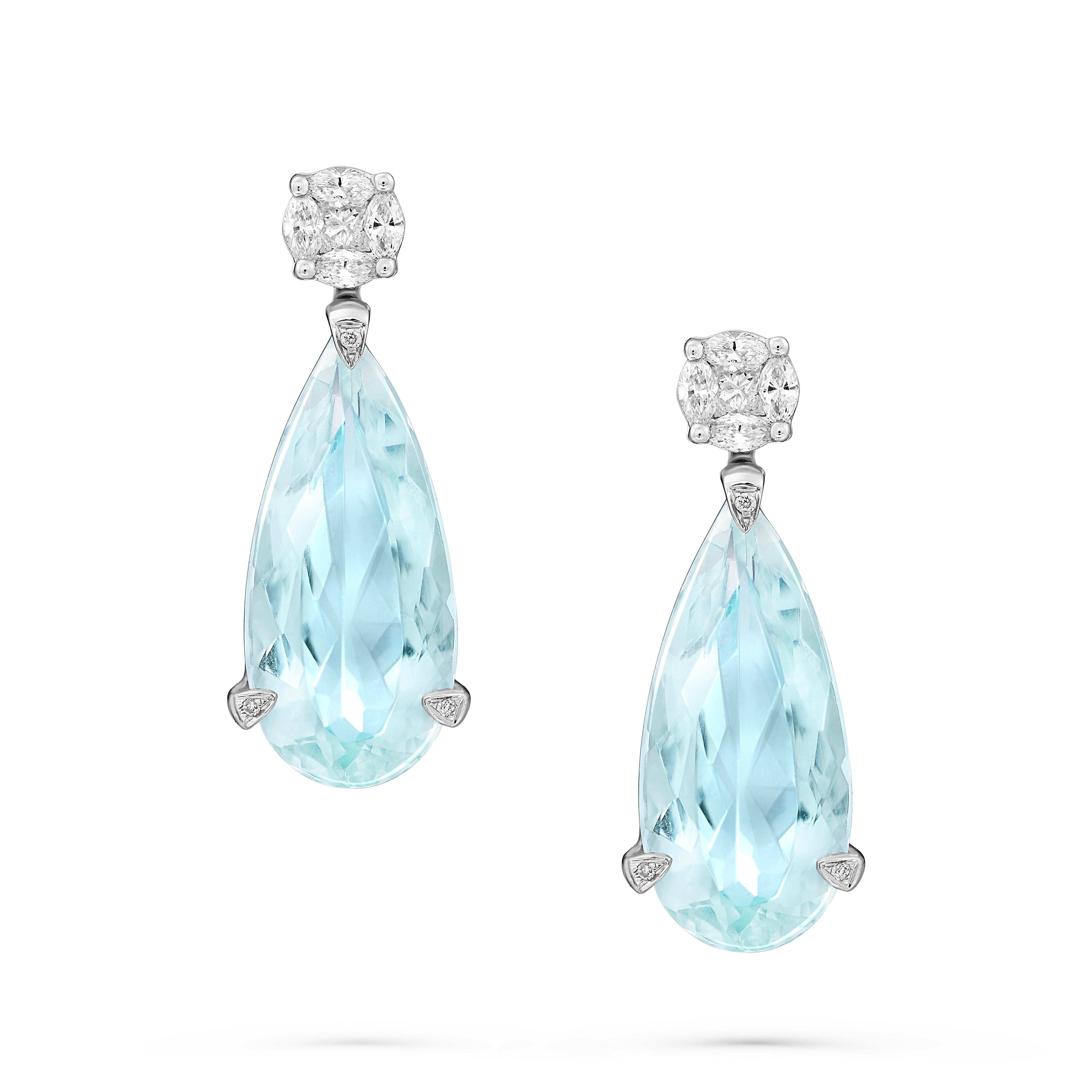 Earrings Faye Aquamarine