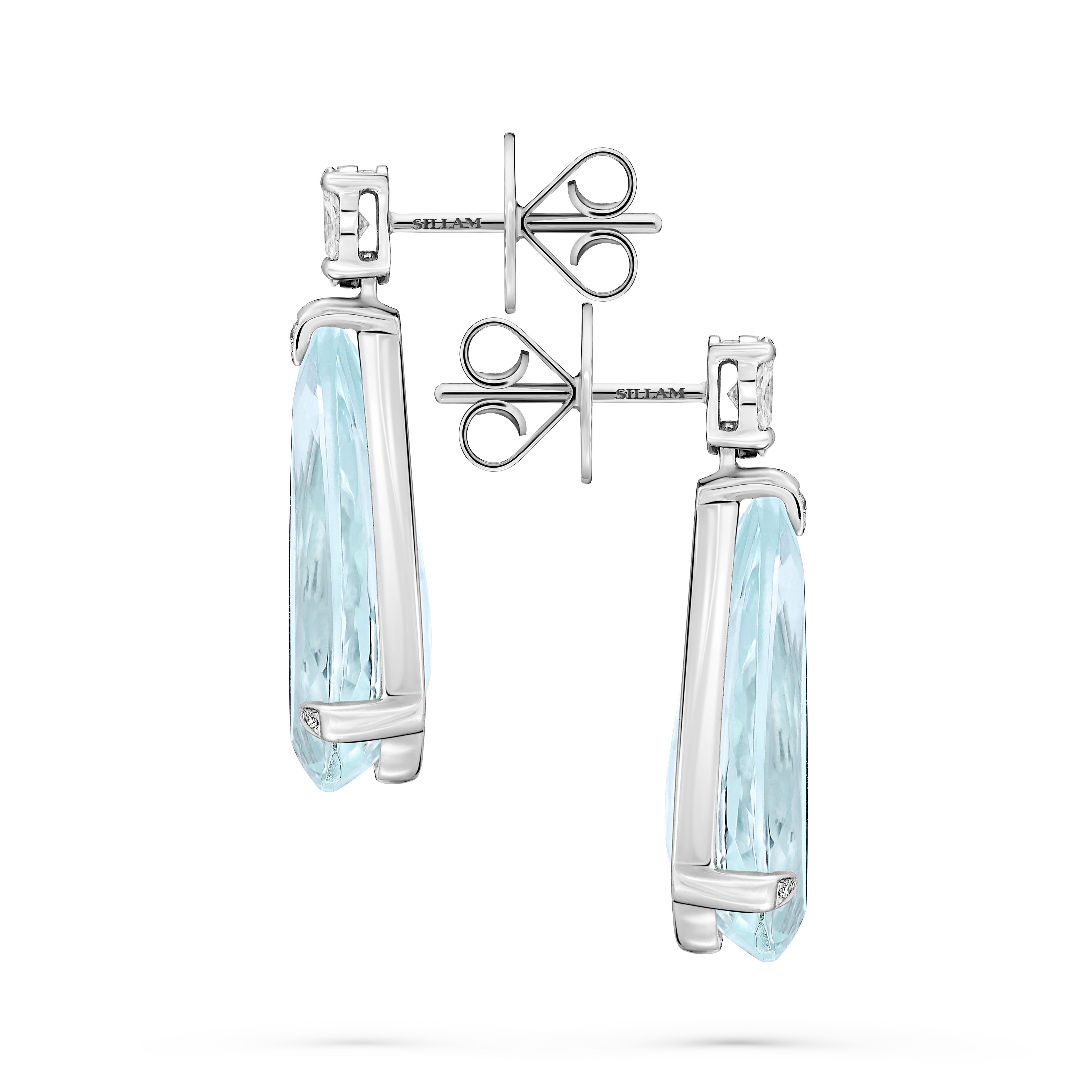 Earrings Faye Aquamarine