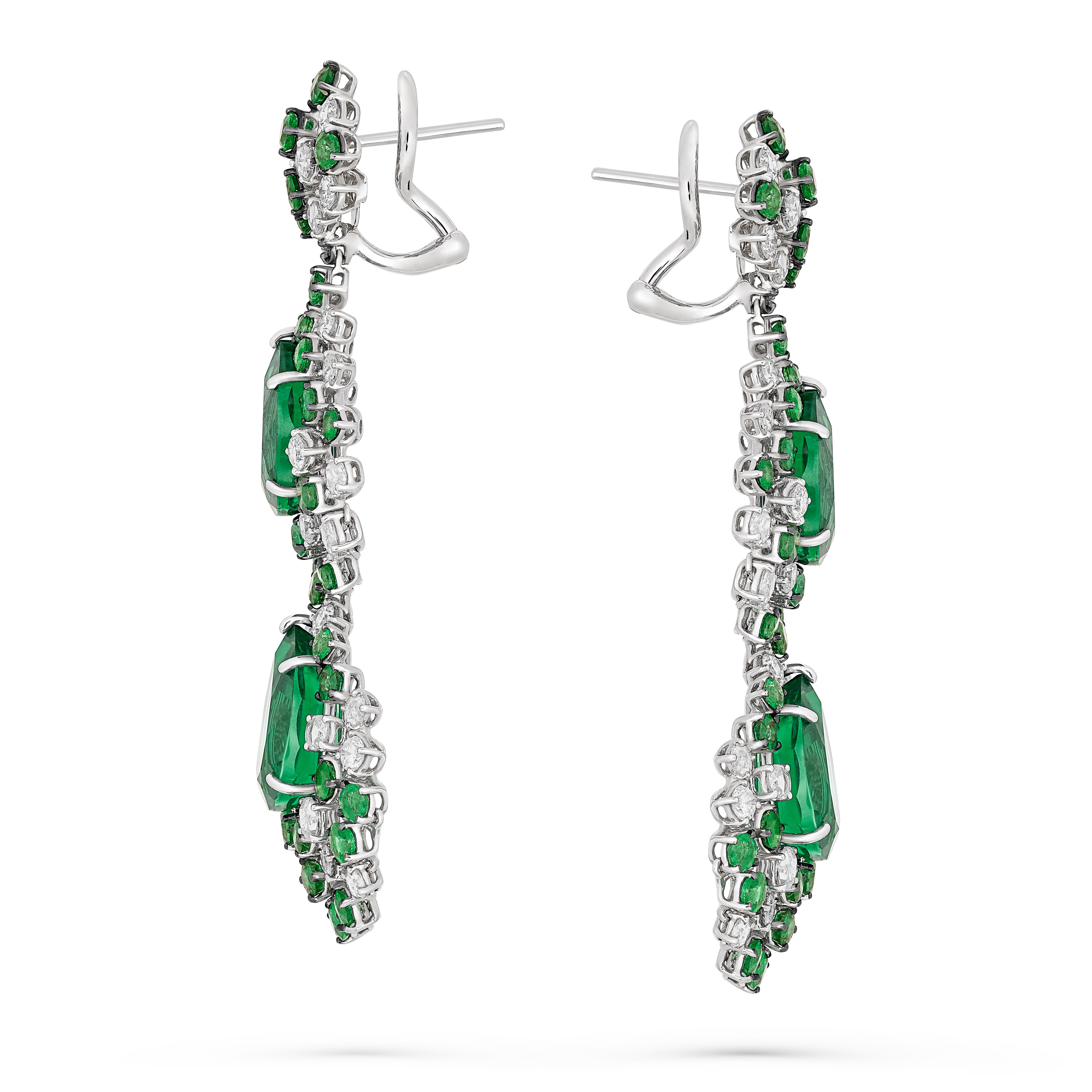 Earrings Green Suite