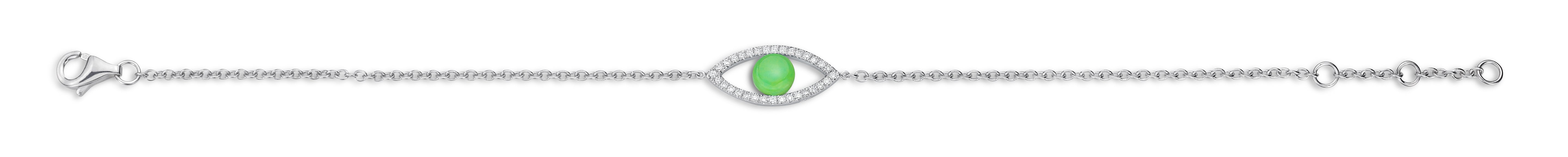 Bracelet Protective Eye Small Green Turquoise