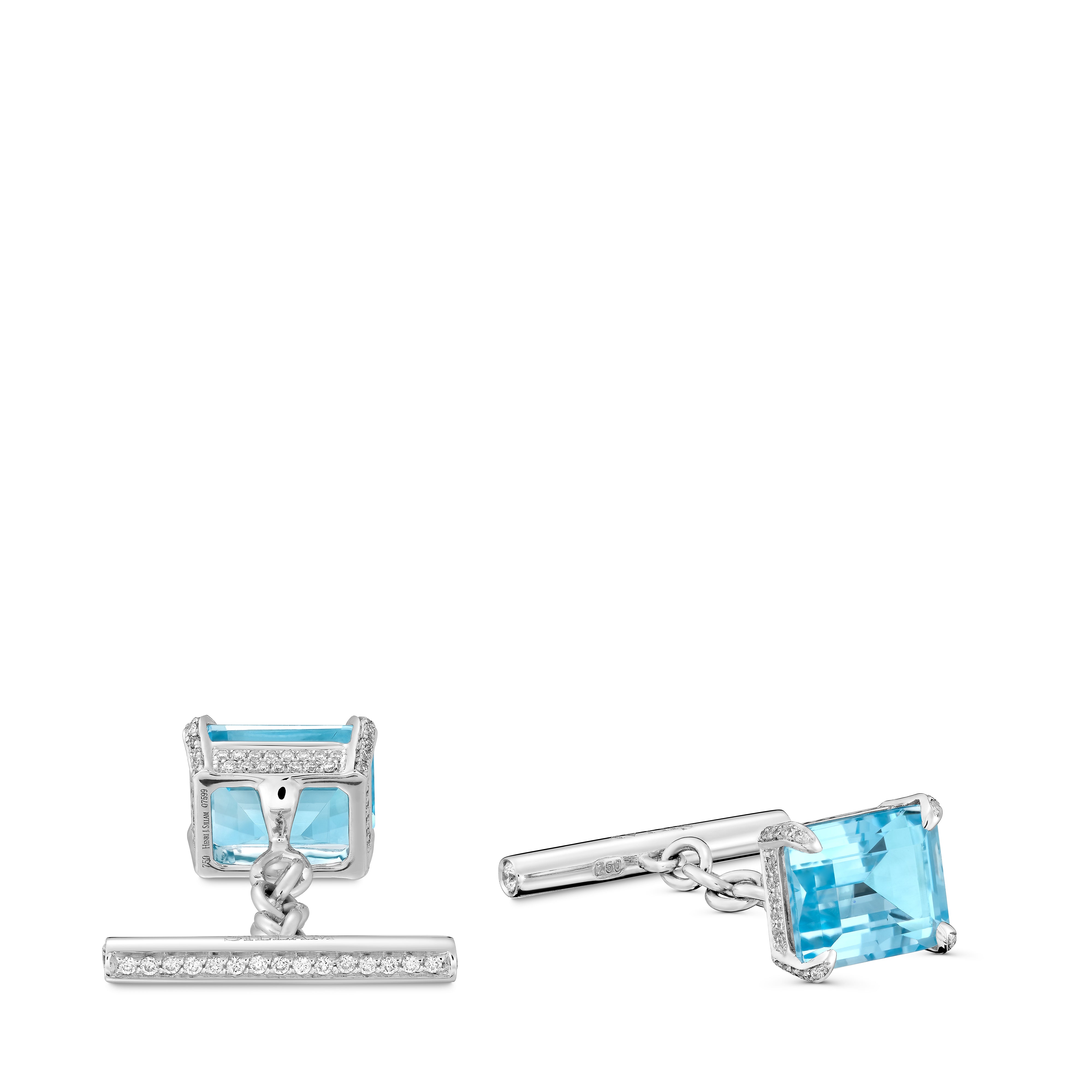 Cufflinks Faye Blue Topaz