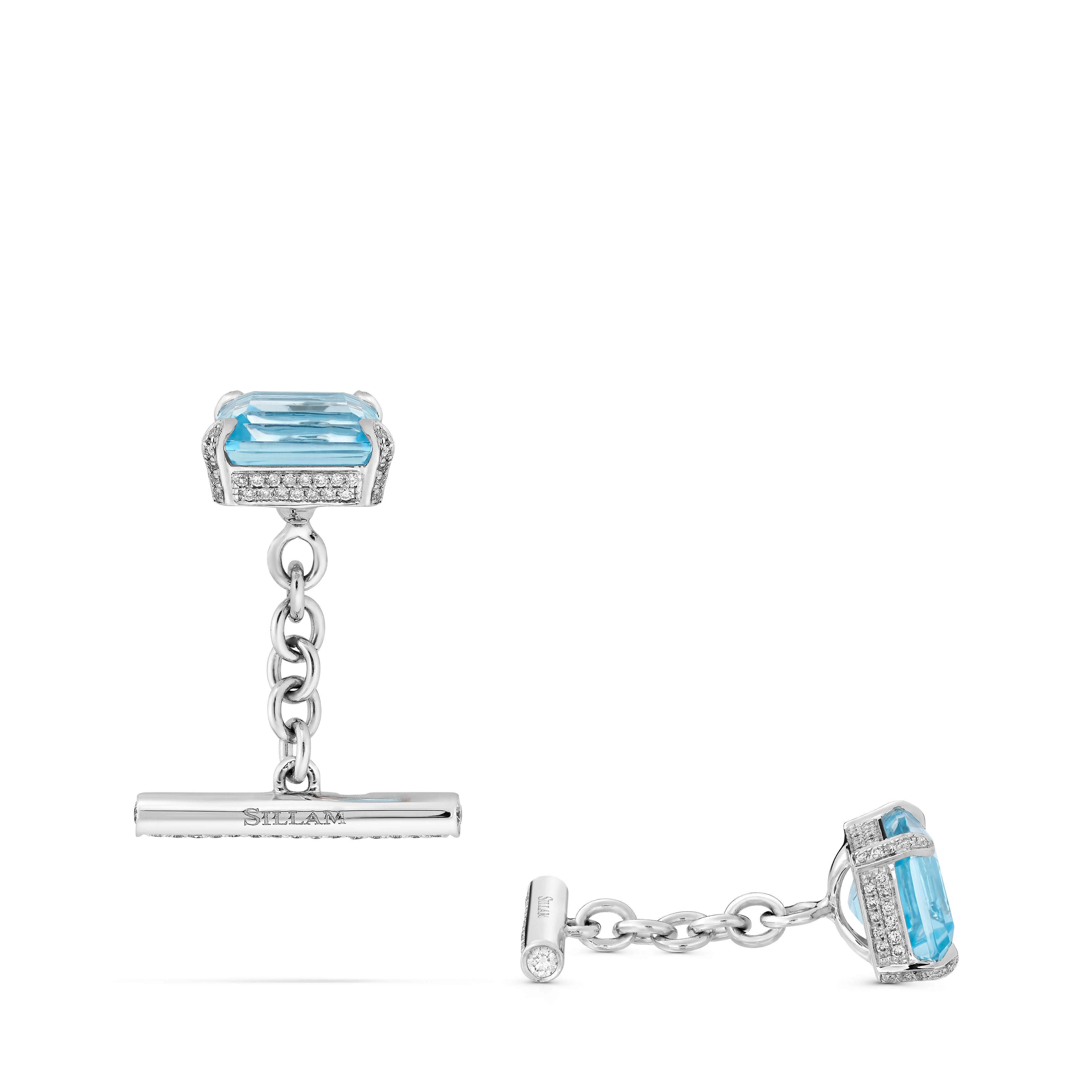 Cufflinks Faye Blue Topaz