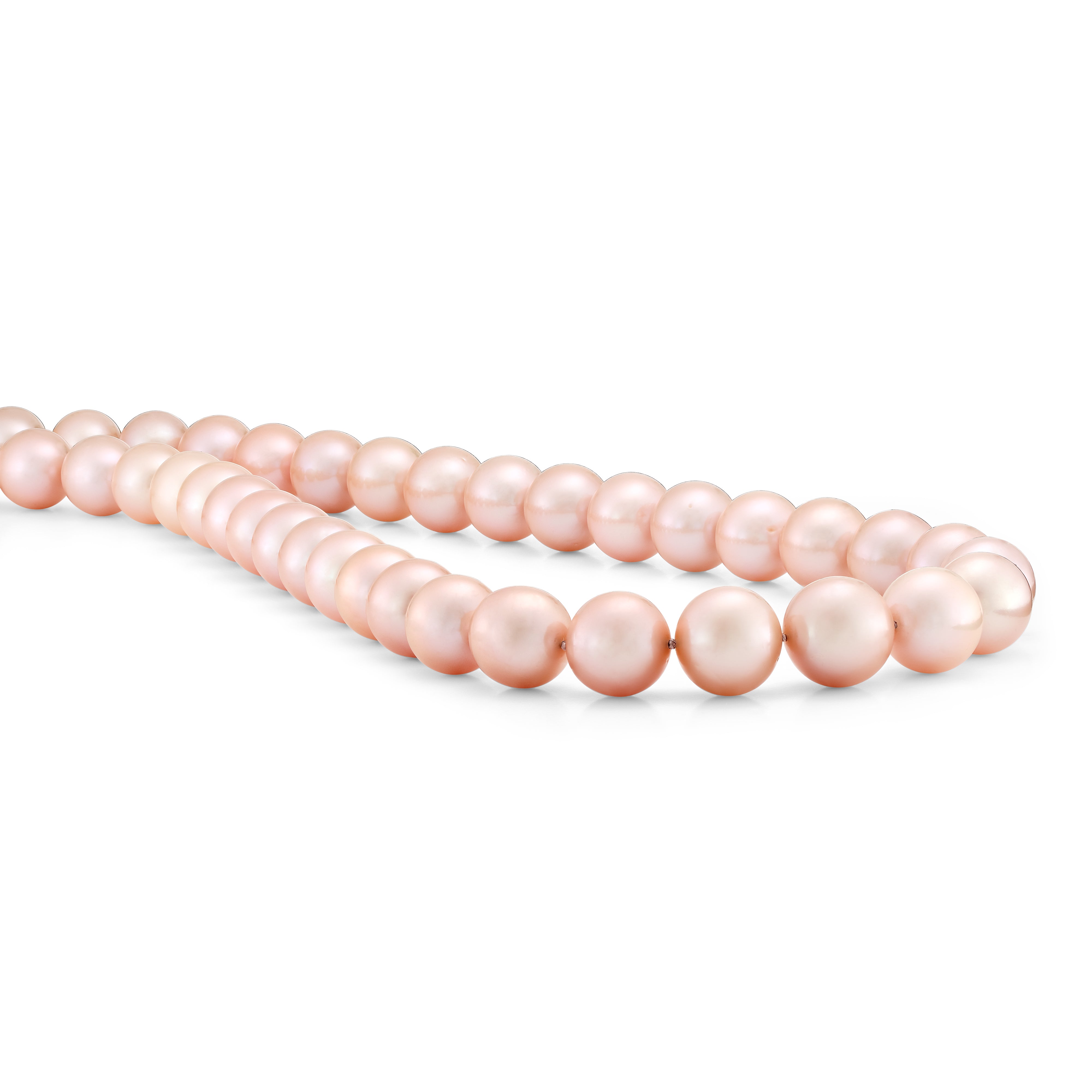 Necklace Cultured Pink Pearls