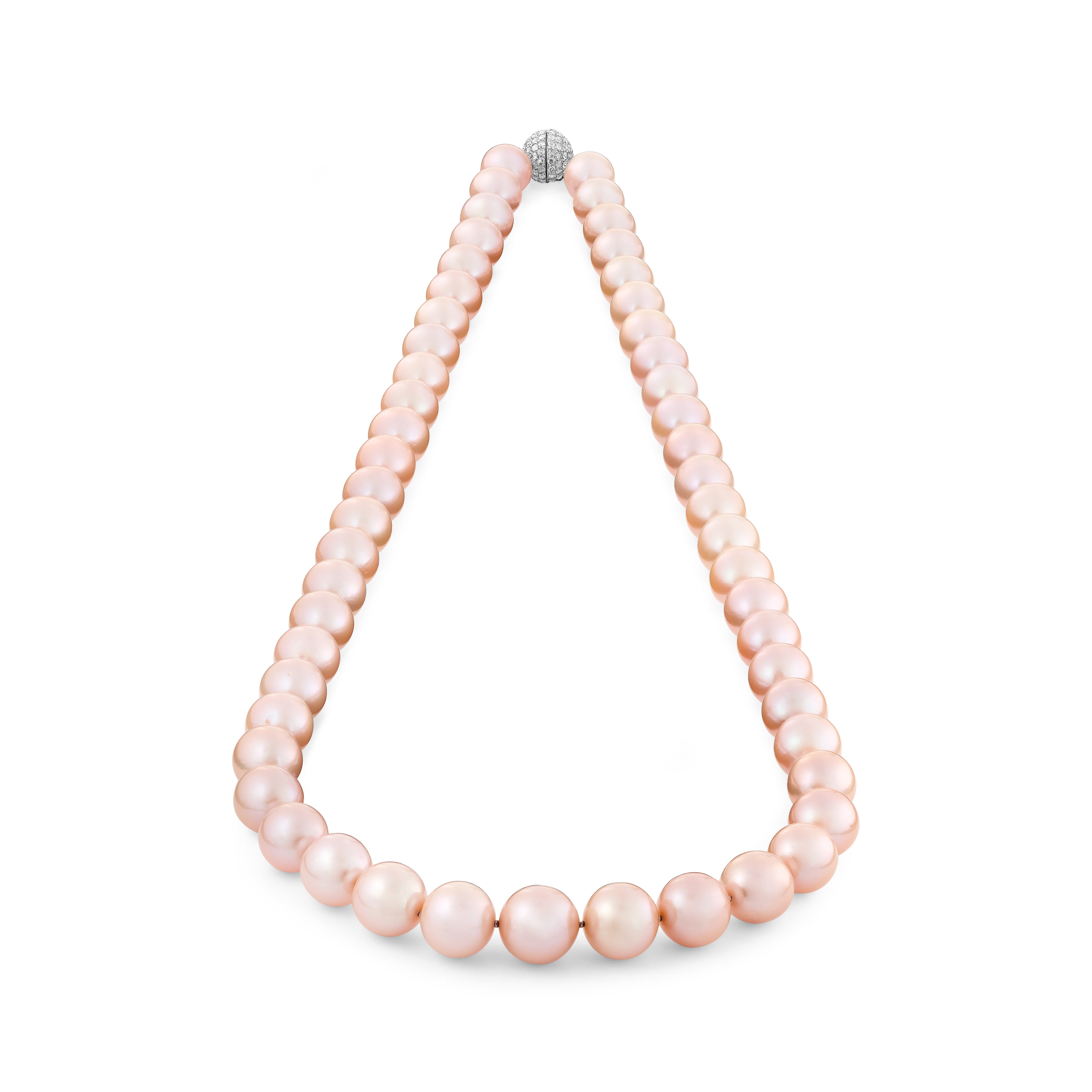 Necklace Cultured Pink Pearls