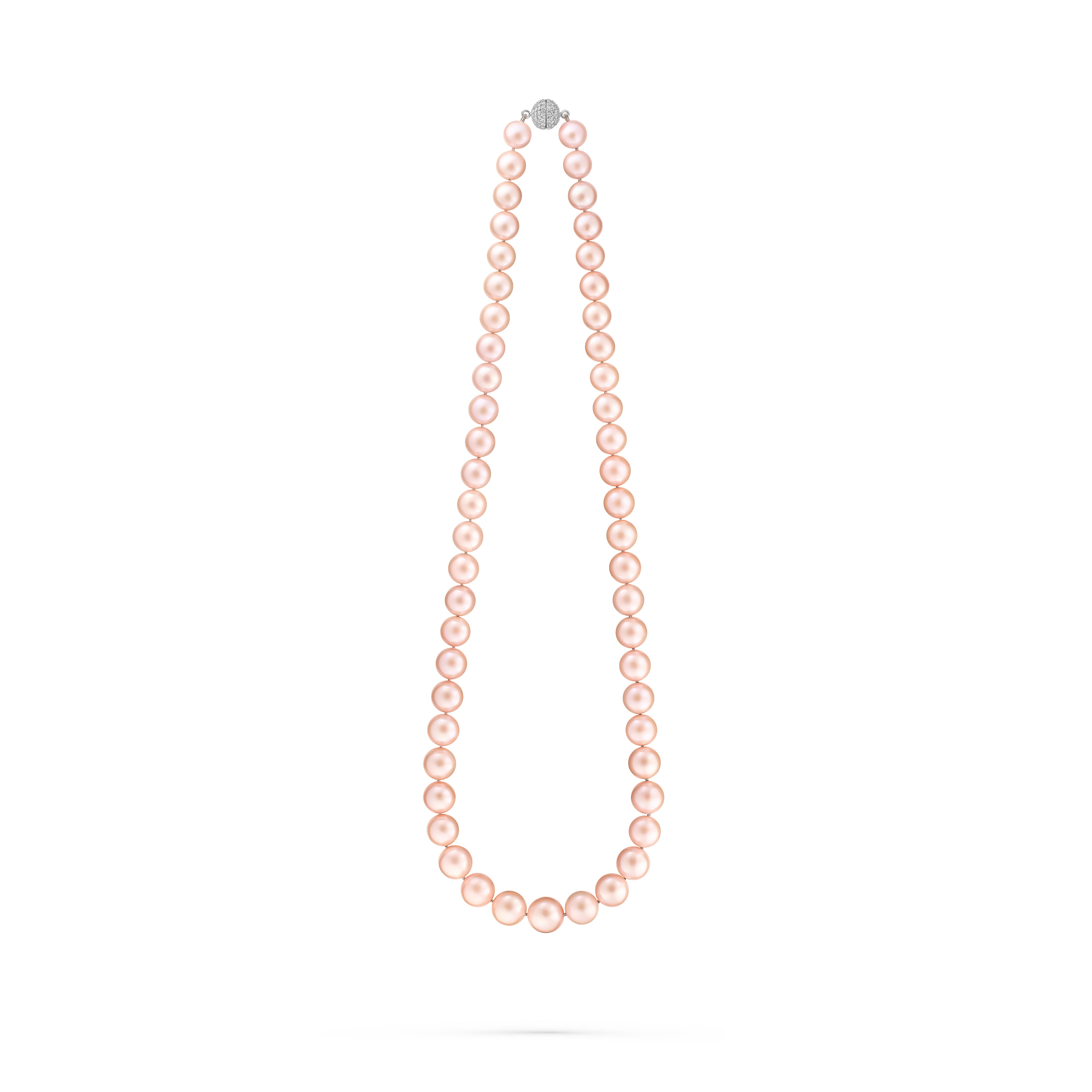 Necklace Cultured Pink Pearls