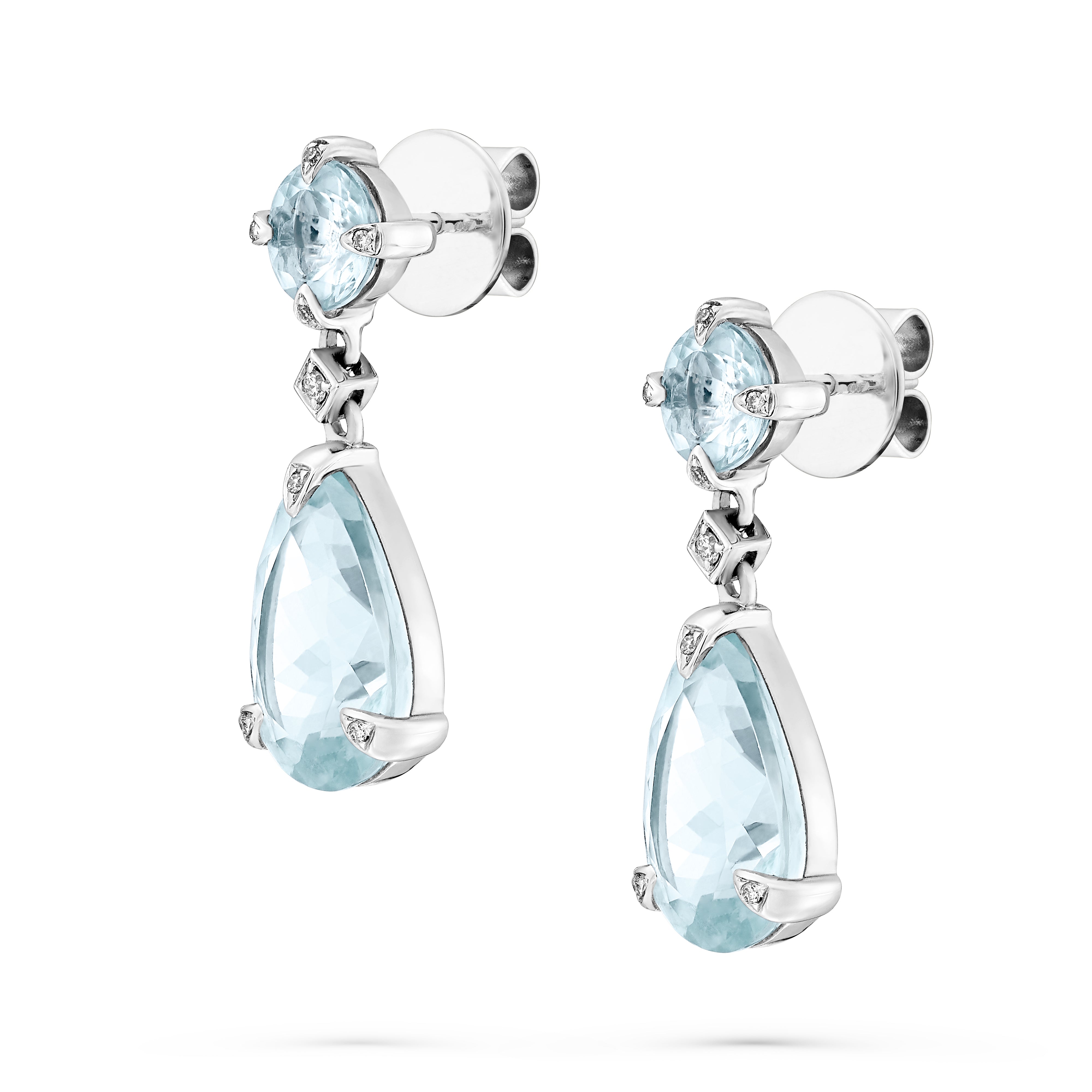 Earrings Faye Aquamarine