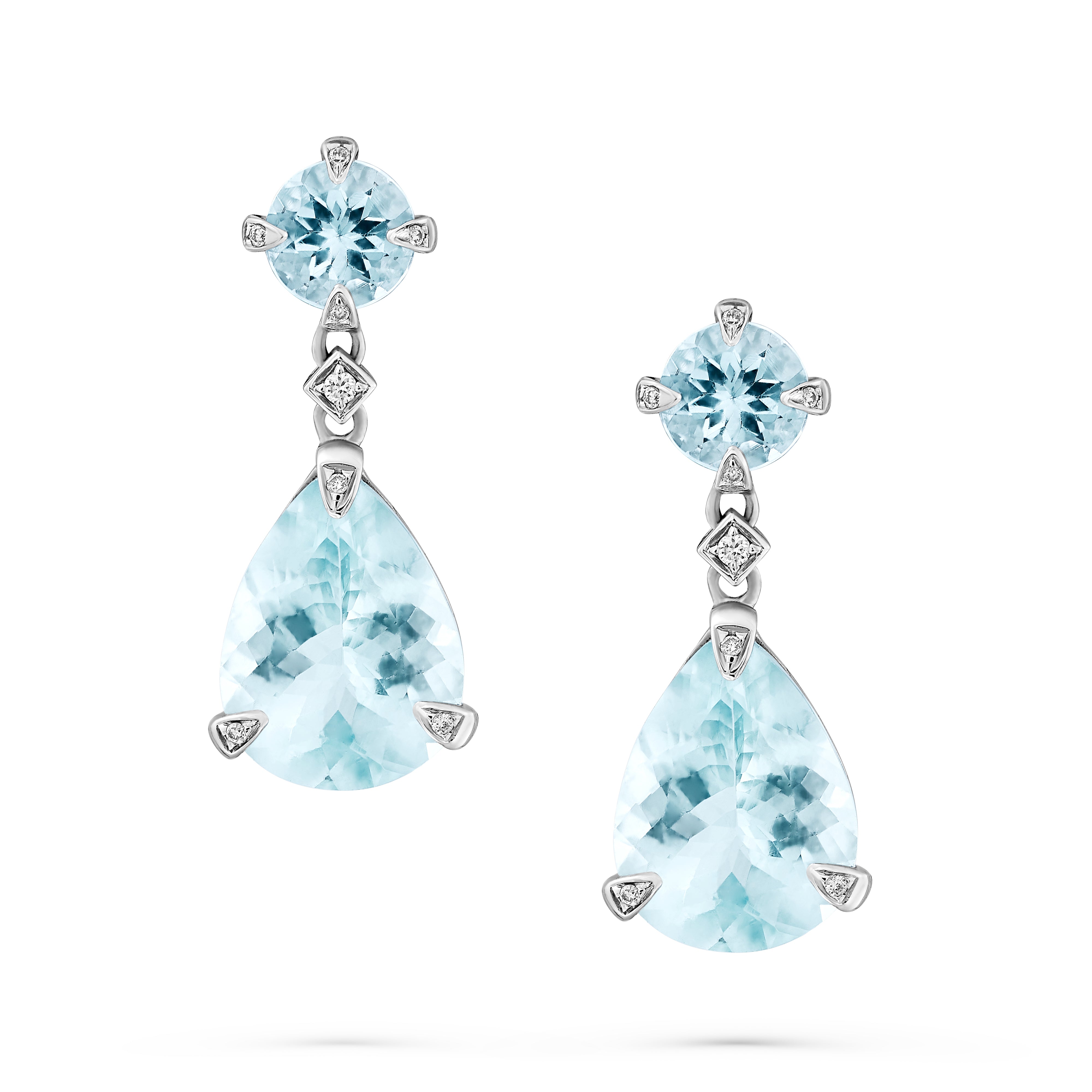 Earrings Faye Aquamarine