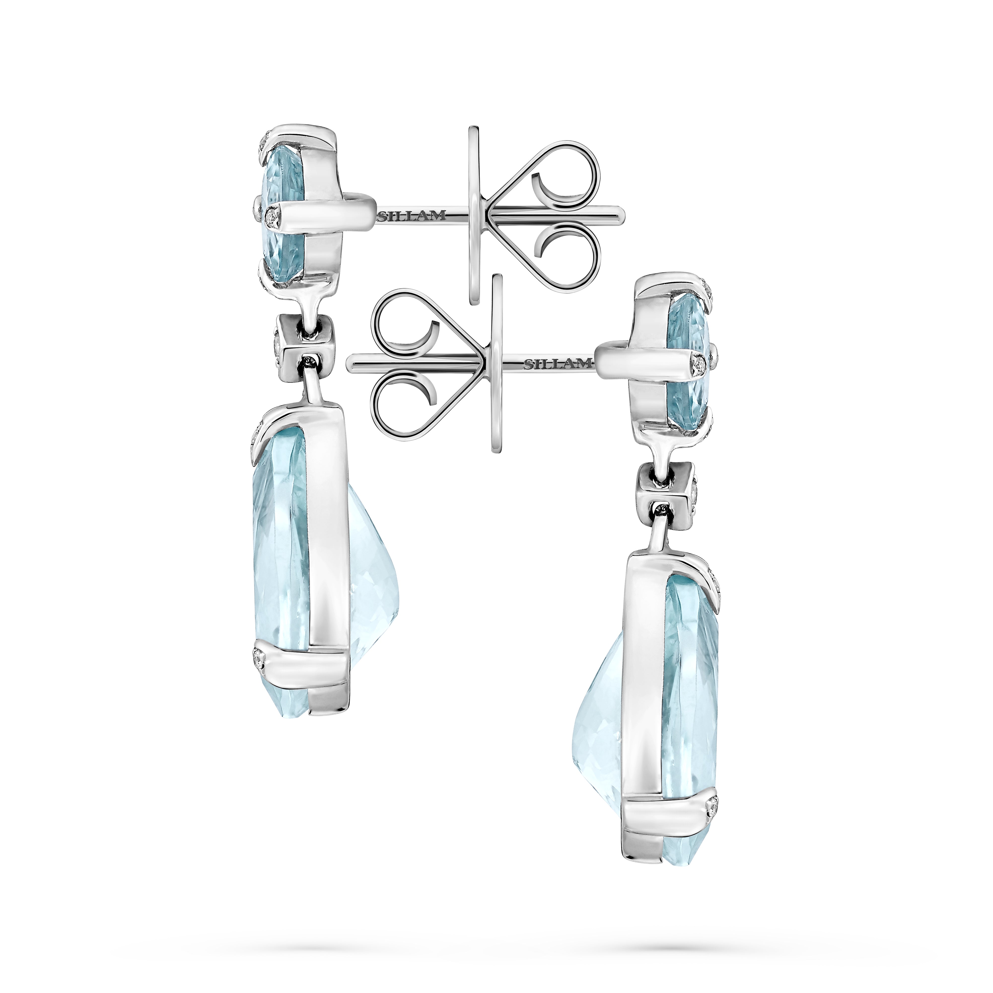 Earrings Faye Aquamarine