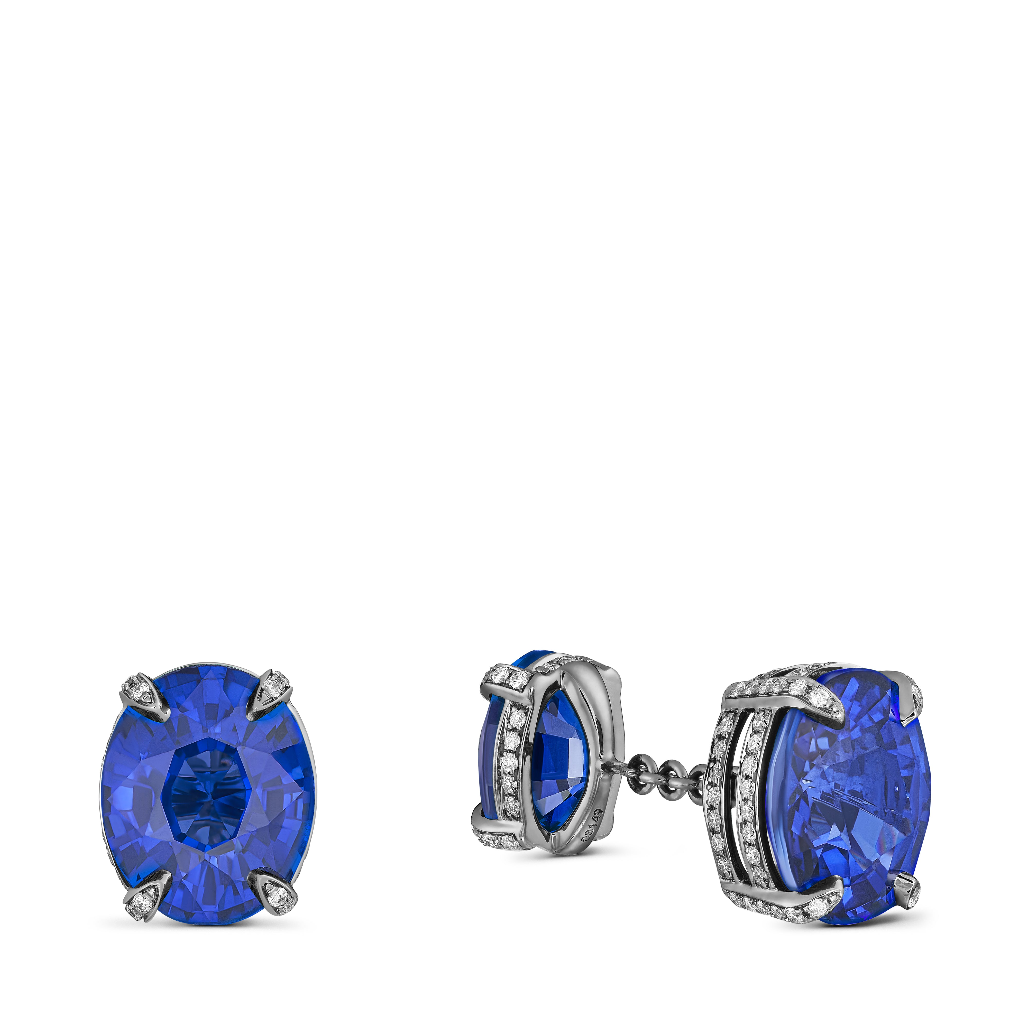 Cufflinks Rocky Reflection Sapphire