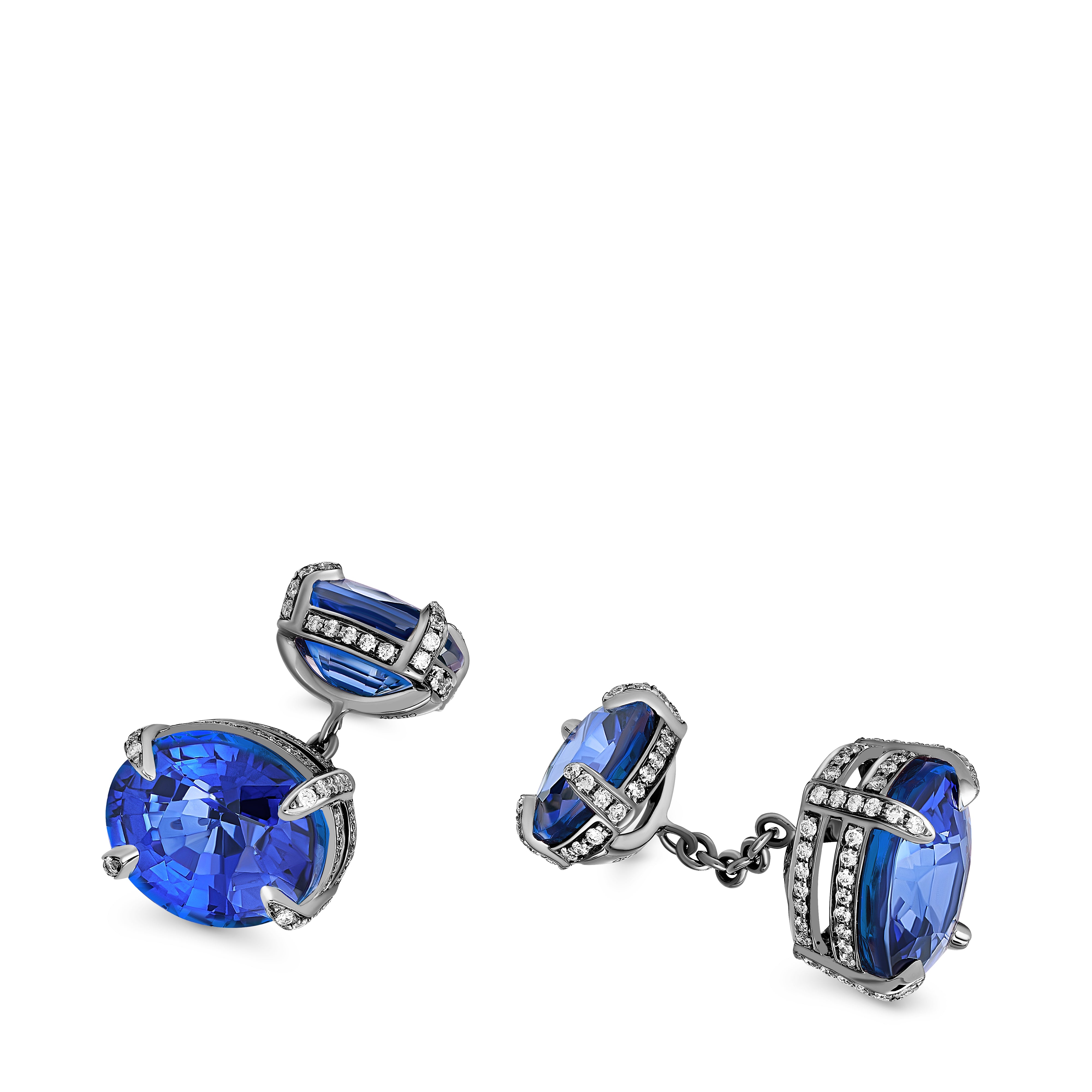 Cufflinks Rocky Reflection Sapphire