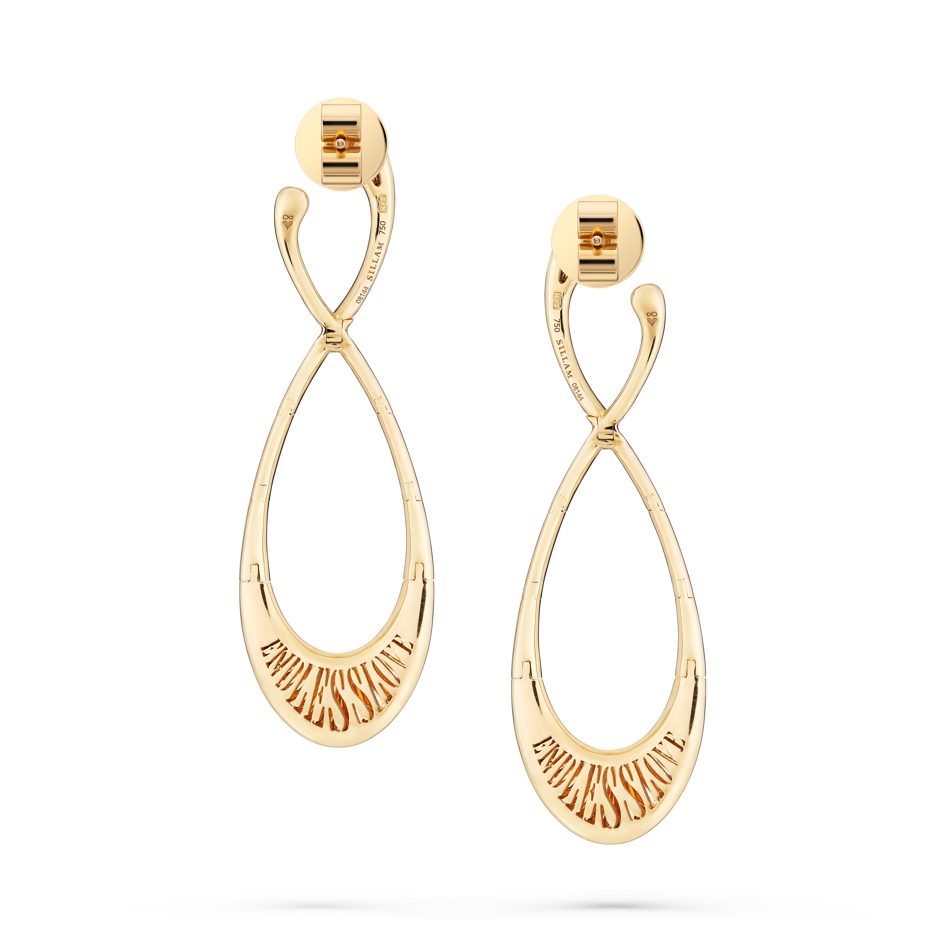 Earrings Endless Love Plain Small