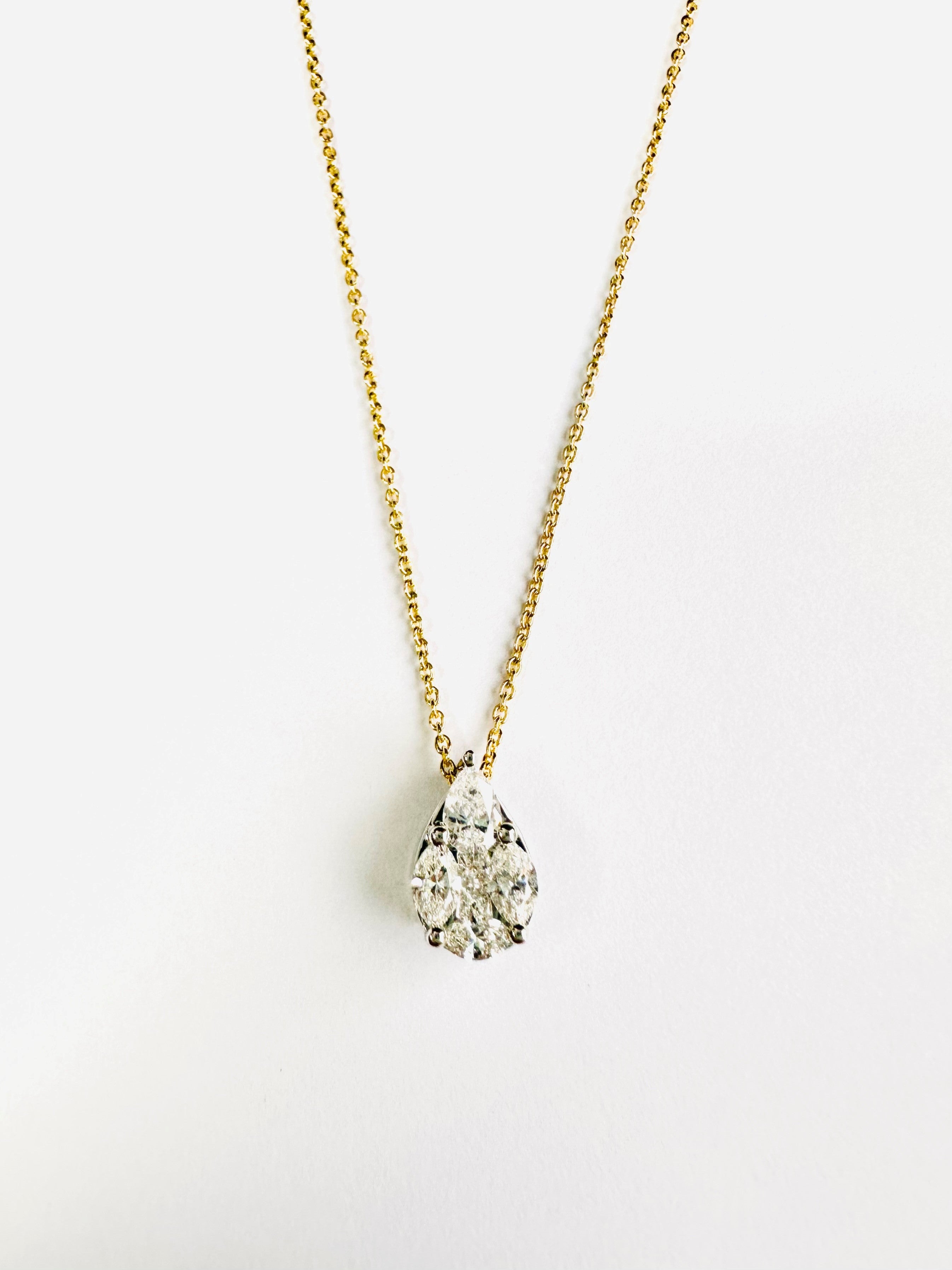 Pendant Illusion "look like 2,00ct"