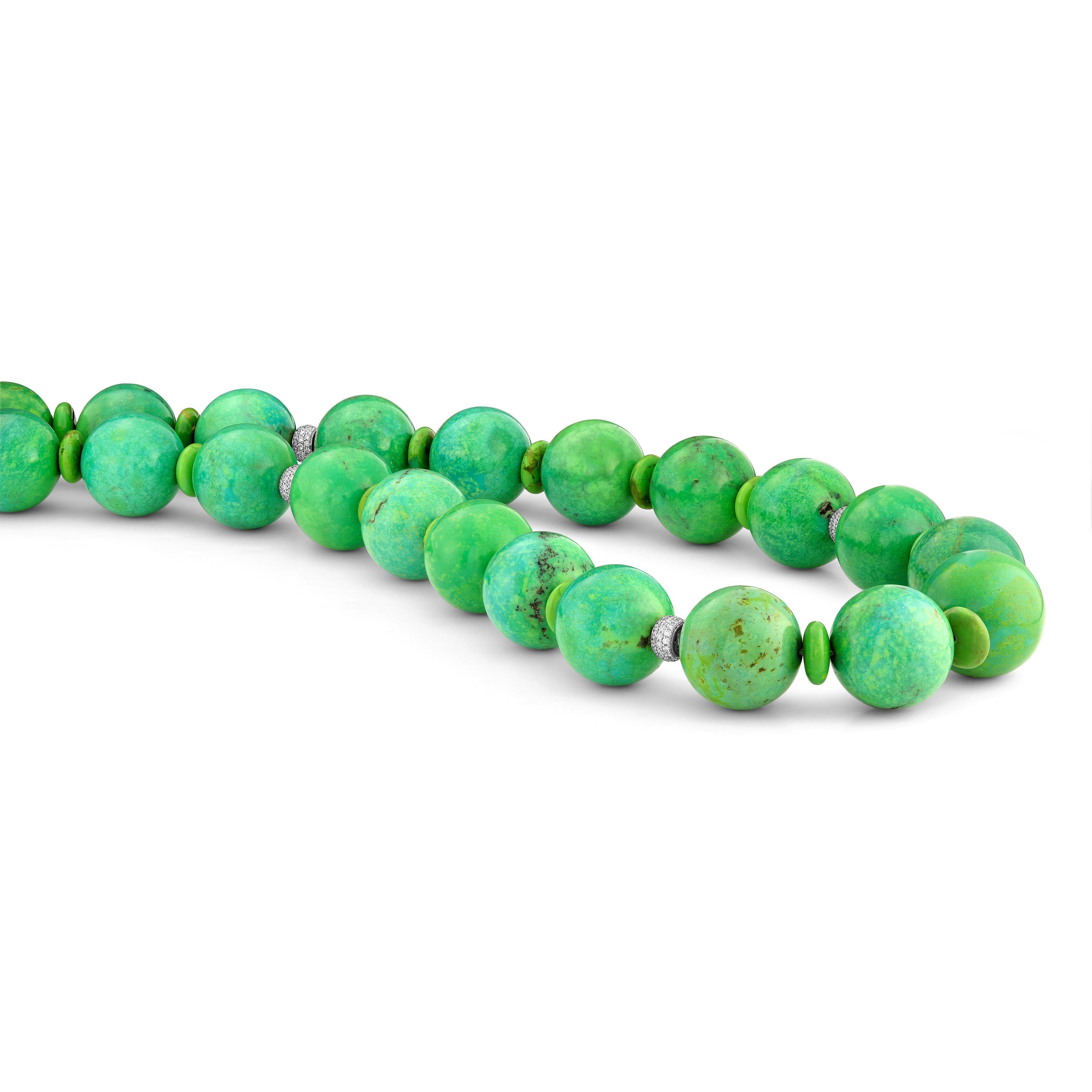 Necklace Green Turquoise
