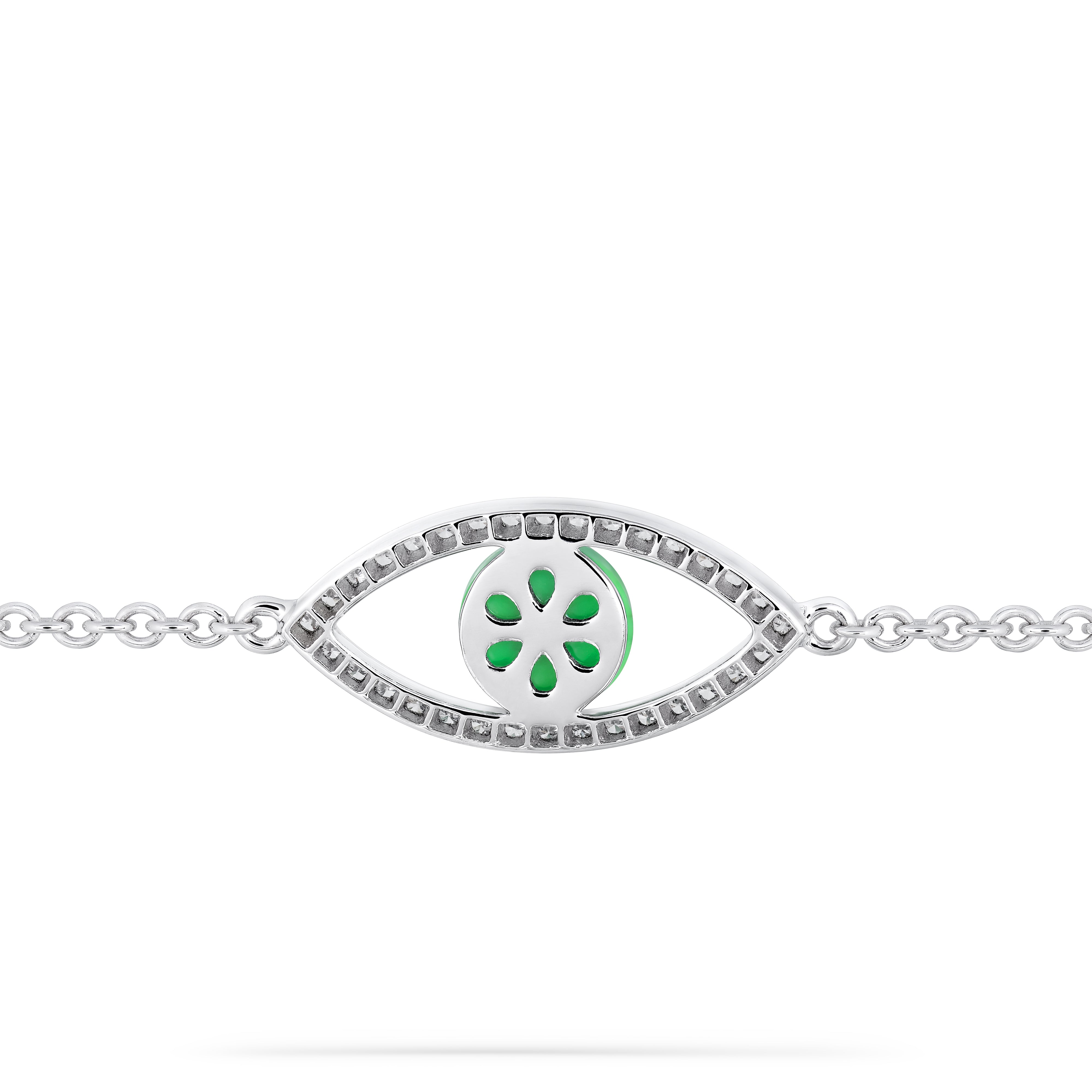 Bracelet Protective Eye Small Green Turquoise