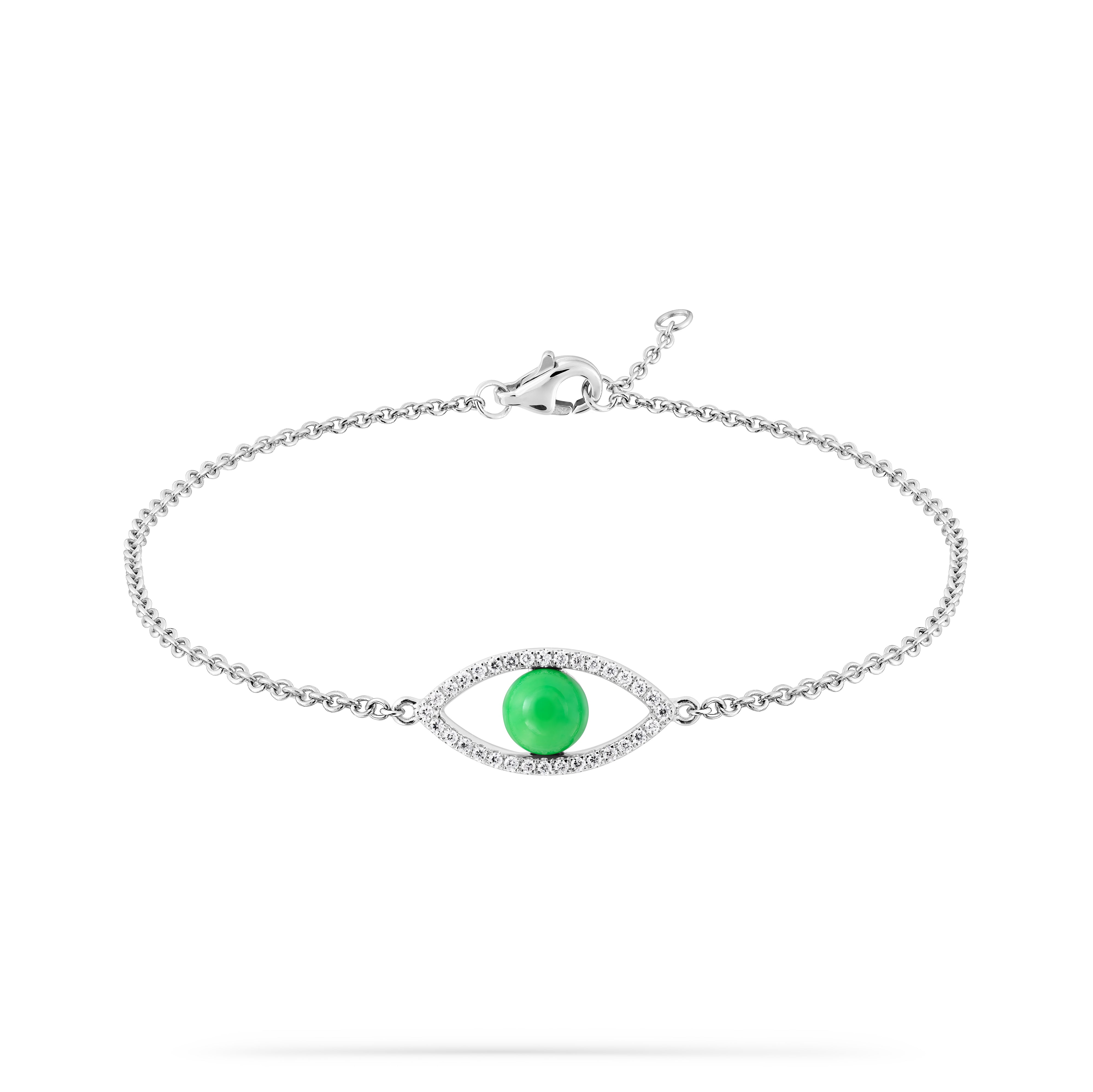 Bracelet Protective Eye Small Green Turquoise