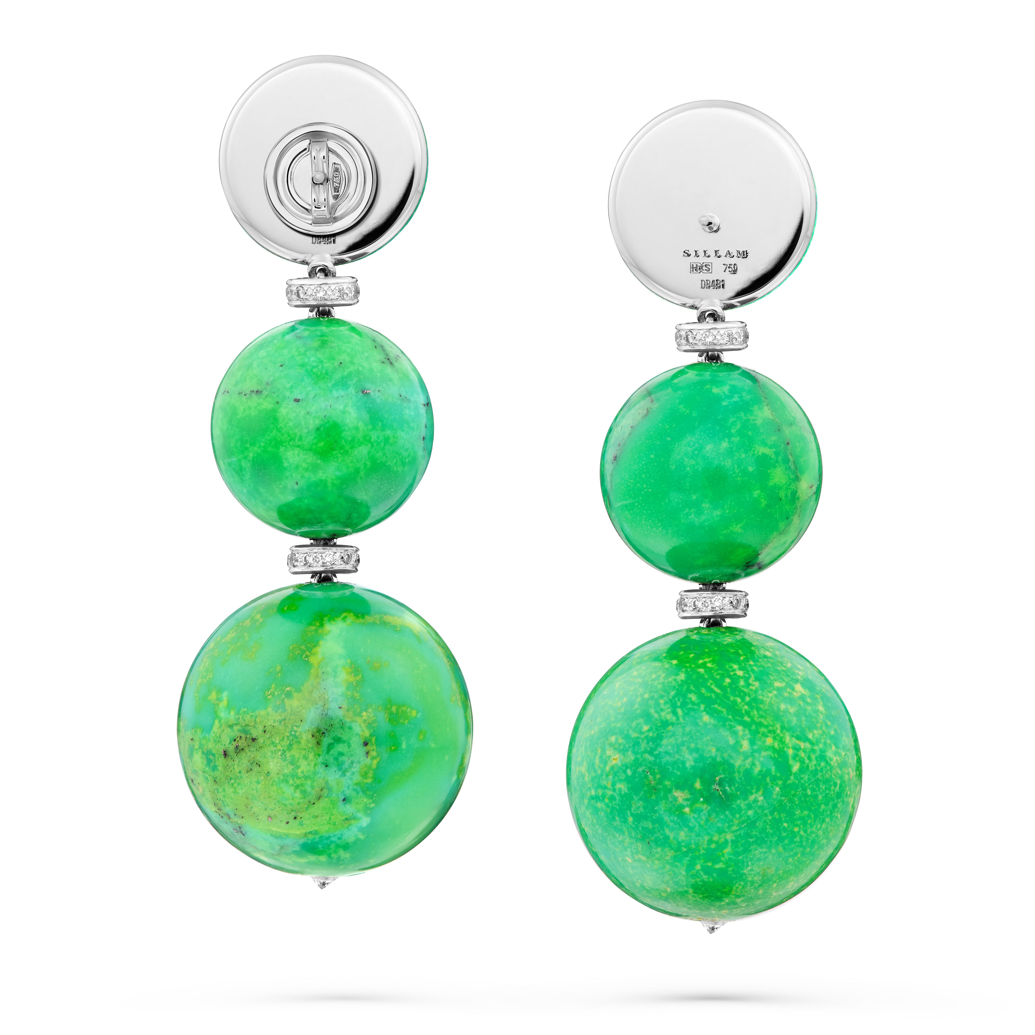 Earrings Green Turquoise