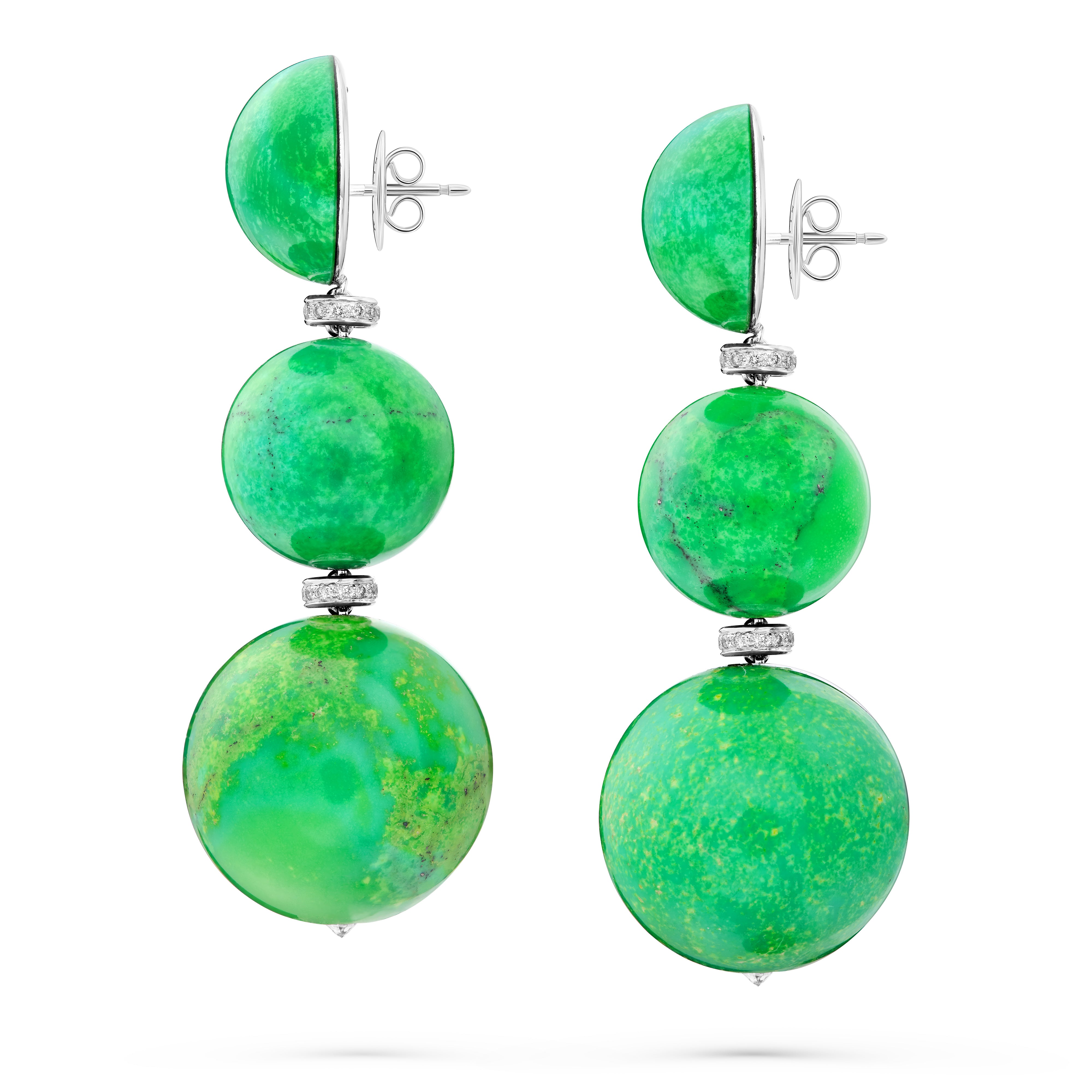 Earrings Green Turquoise
