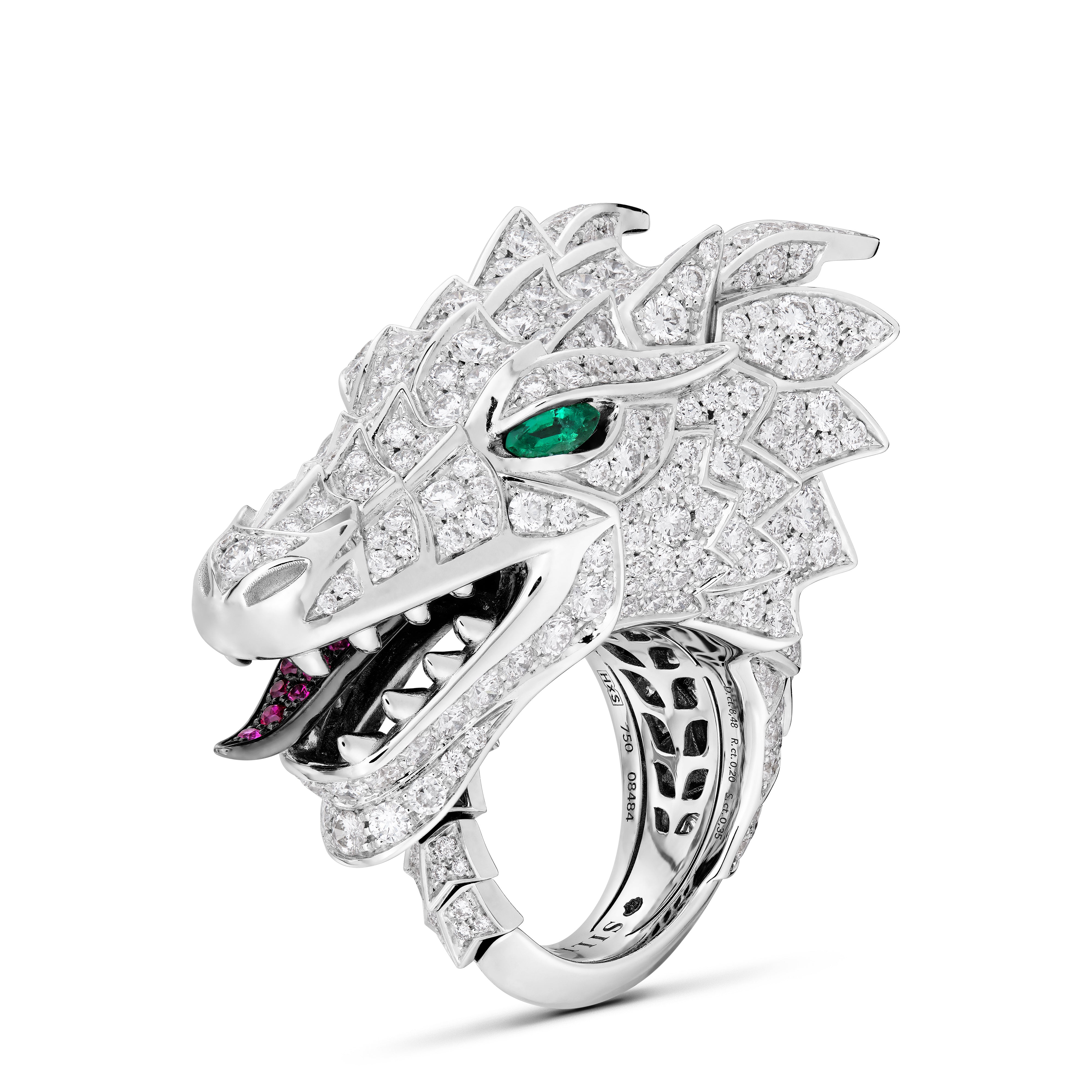 Ring White Dragon